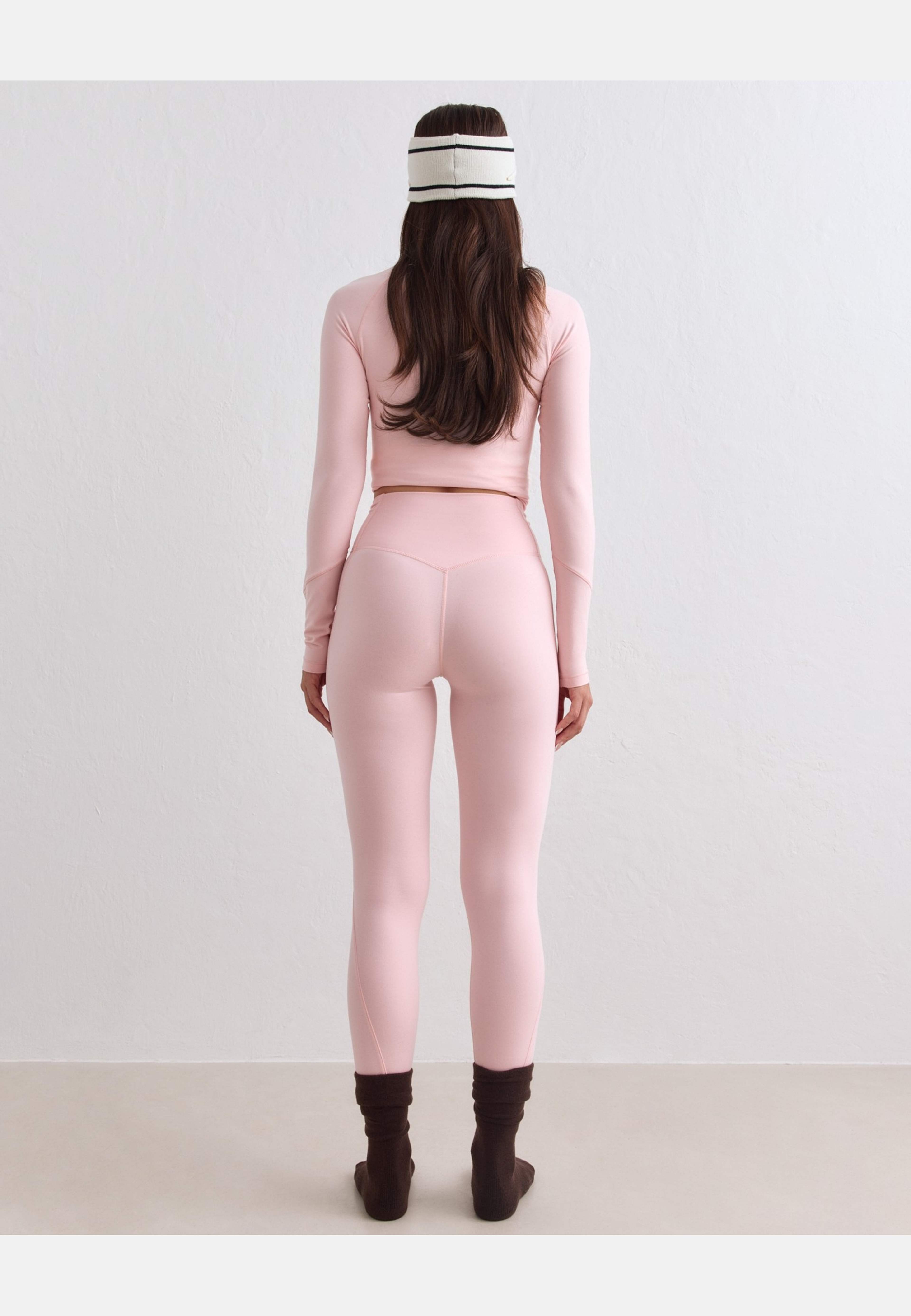 Baselayer Leggings, från aim'n, i färgen pink frost. Klicka för att öppna bilden i stort format