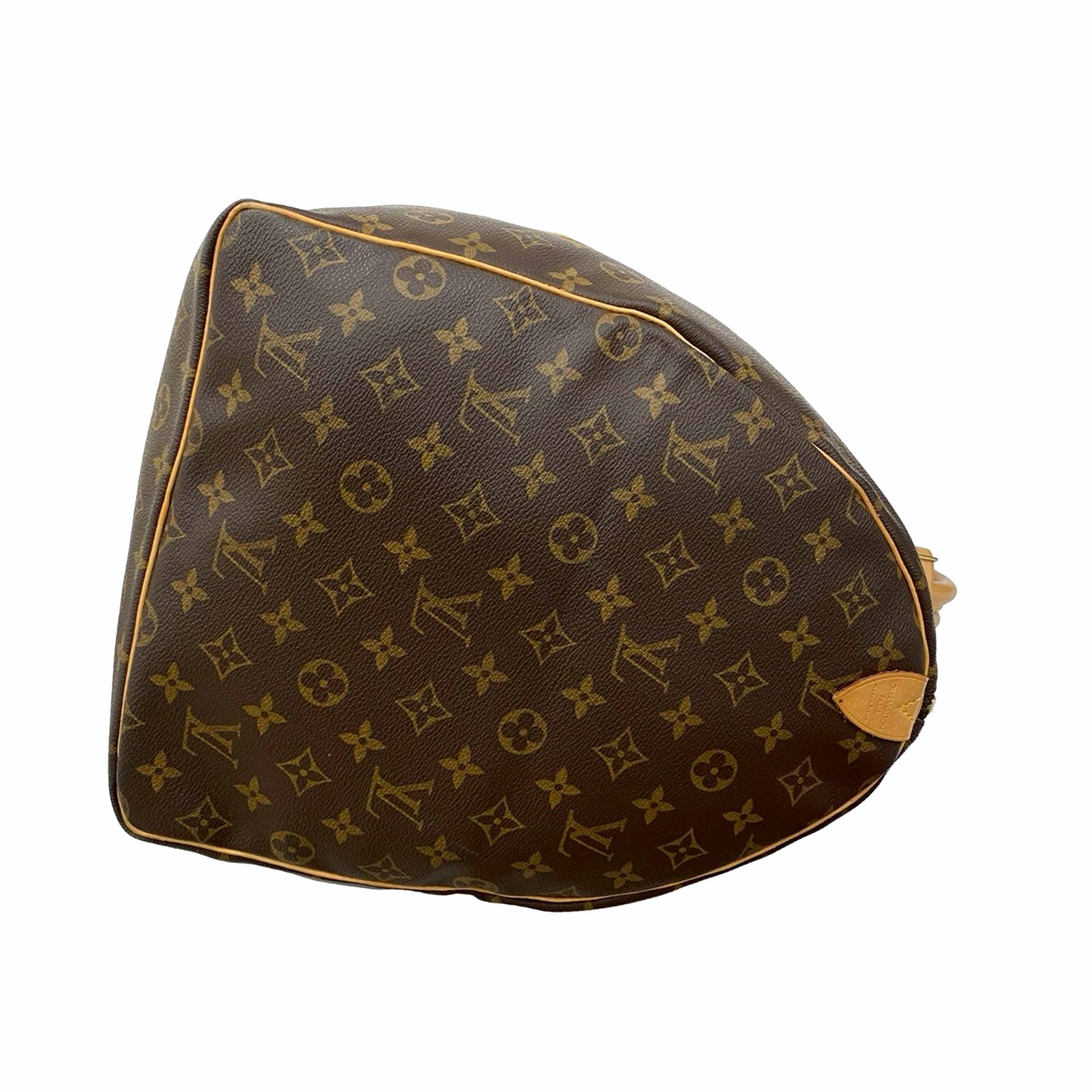 Louis Vuitton Monogram Keepall 60, från Luxclusif, i färgen brown. Klicka för att öppna bilden i stort format