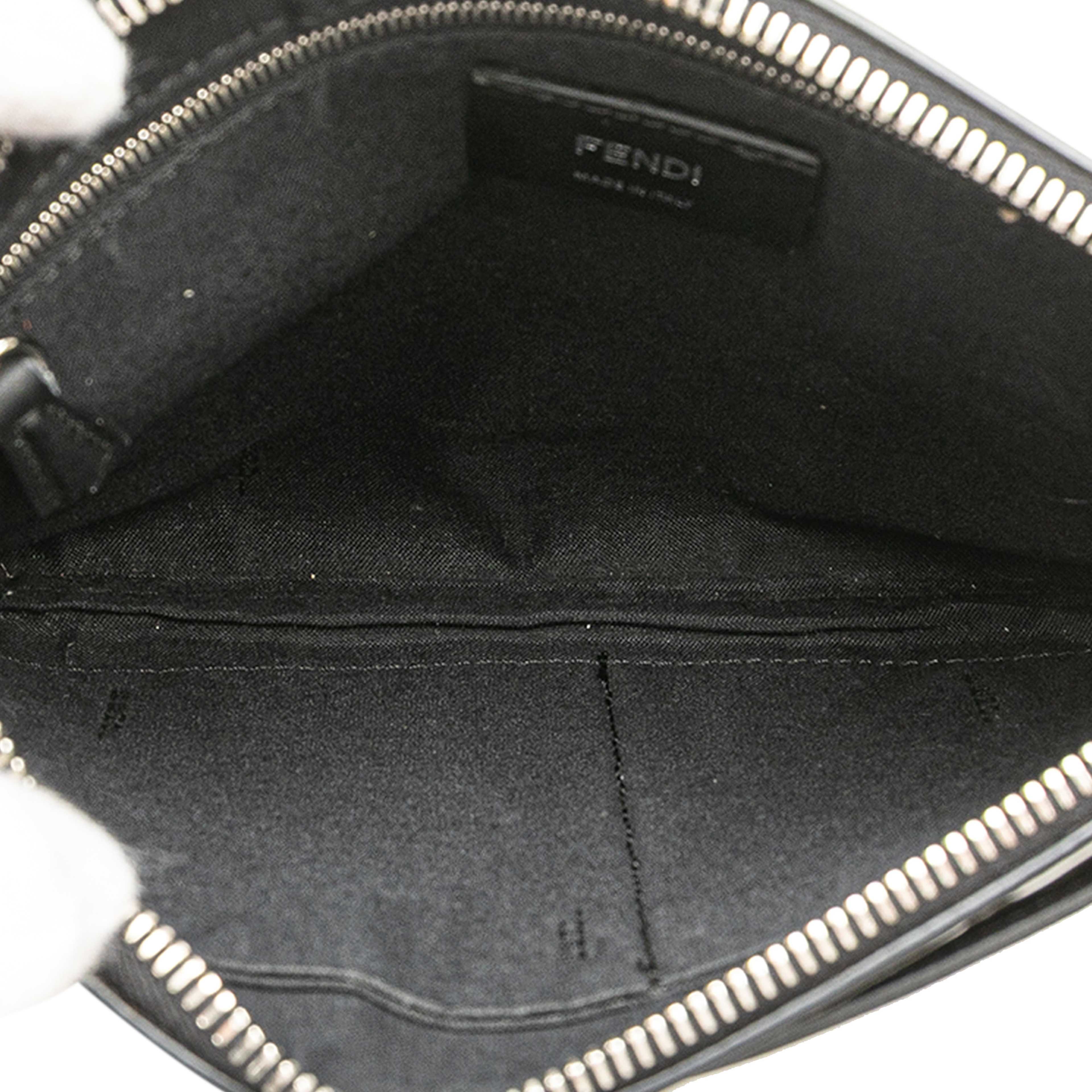 Fendi Ff Embossed Leather 1974 Crossbody