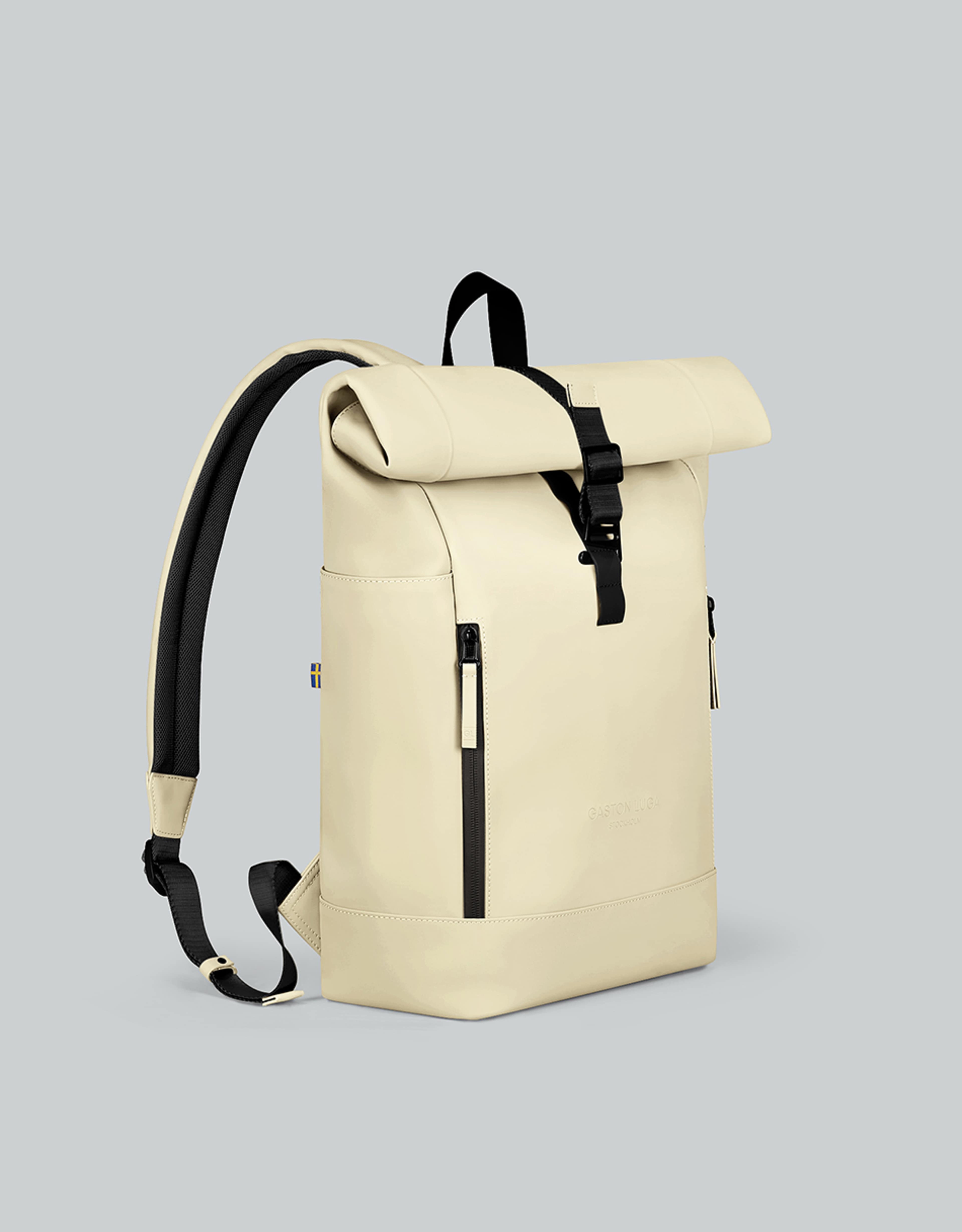 Spläsh Rolltop Backpack - 14", från Gaston Luga, i färgen lemonade. Klicka för att öppna bilden i stort format