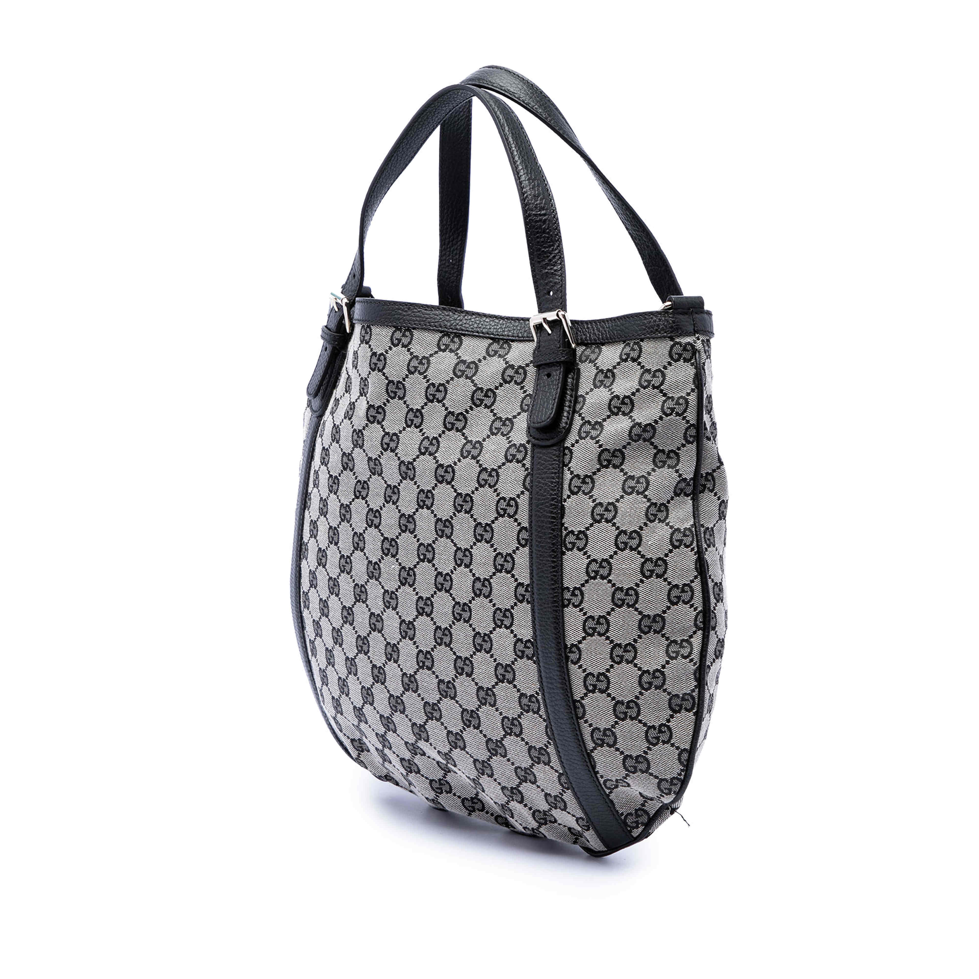 Gucci Gg Canvas Satchel, från Luxclusif, i färgen svart. Klicka för att öppna bilden i stort format