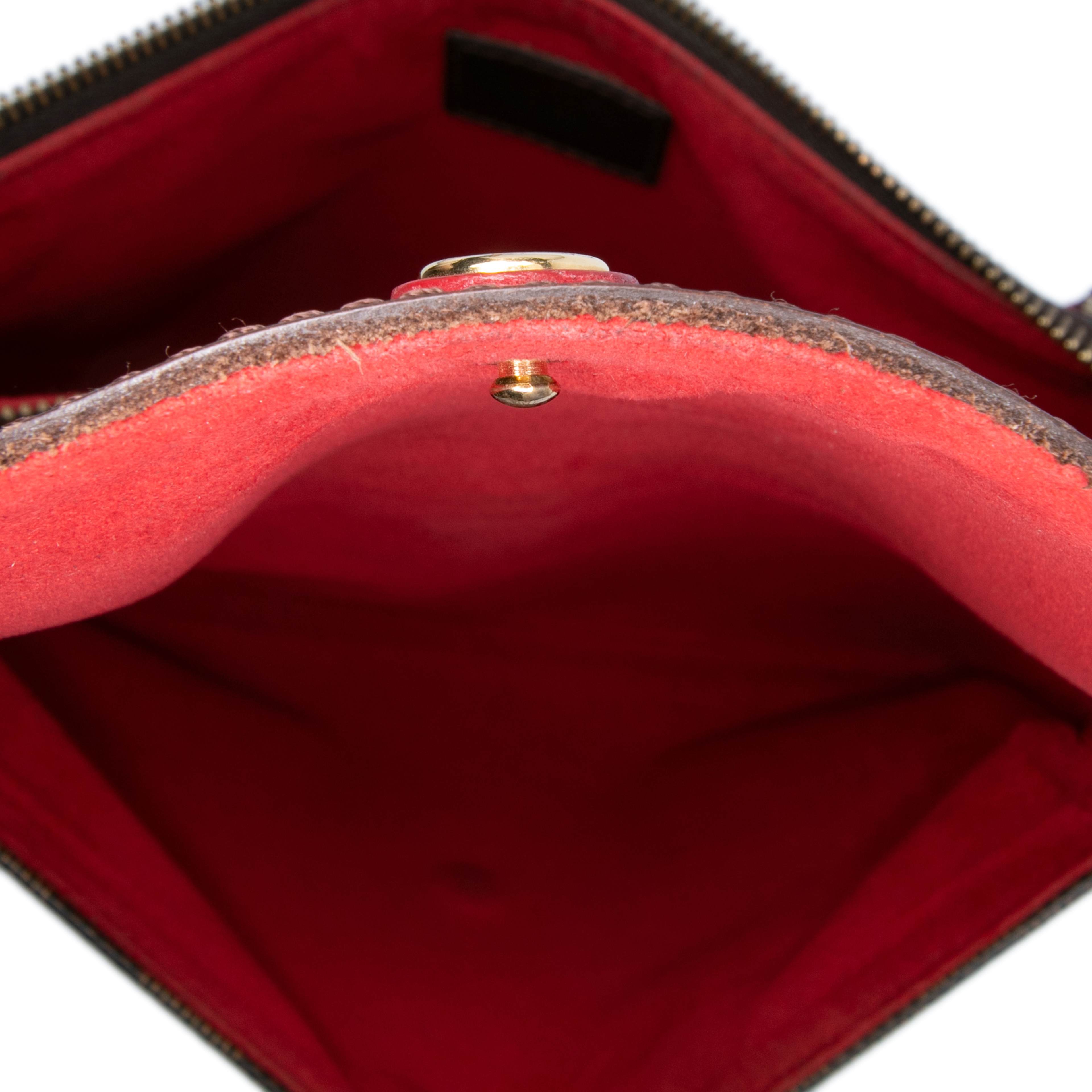 Louis Vuitton Damier Ebene Twice, från Luxclusif, i färgen brown. Klicka för att öppna bilden i stort format