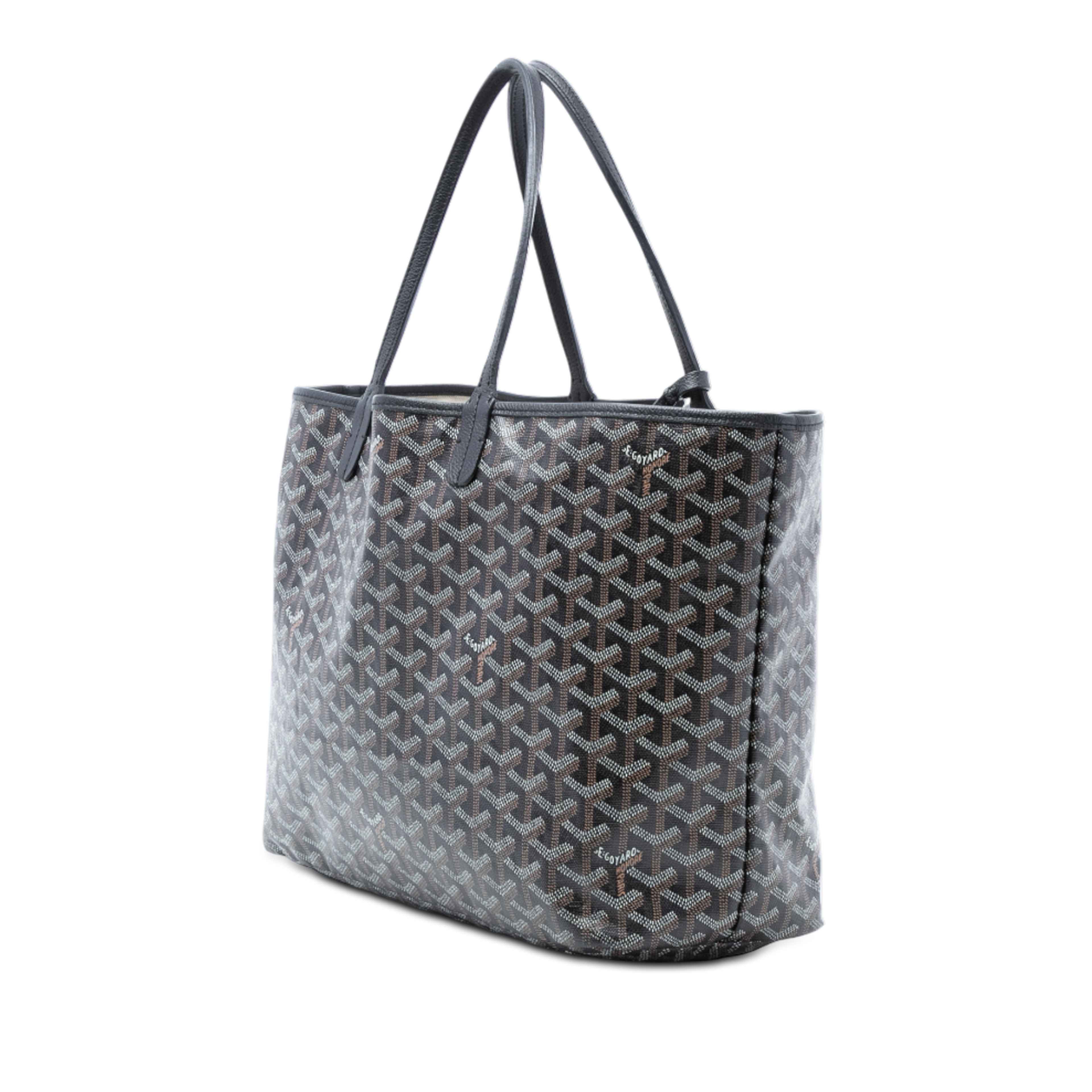 Goyard Goyardine Saint Louis Pm, från Luxclusif, i färgen svart. Klicka för att öppna bilden i stort format