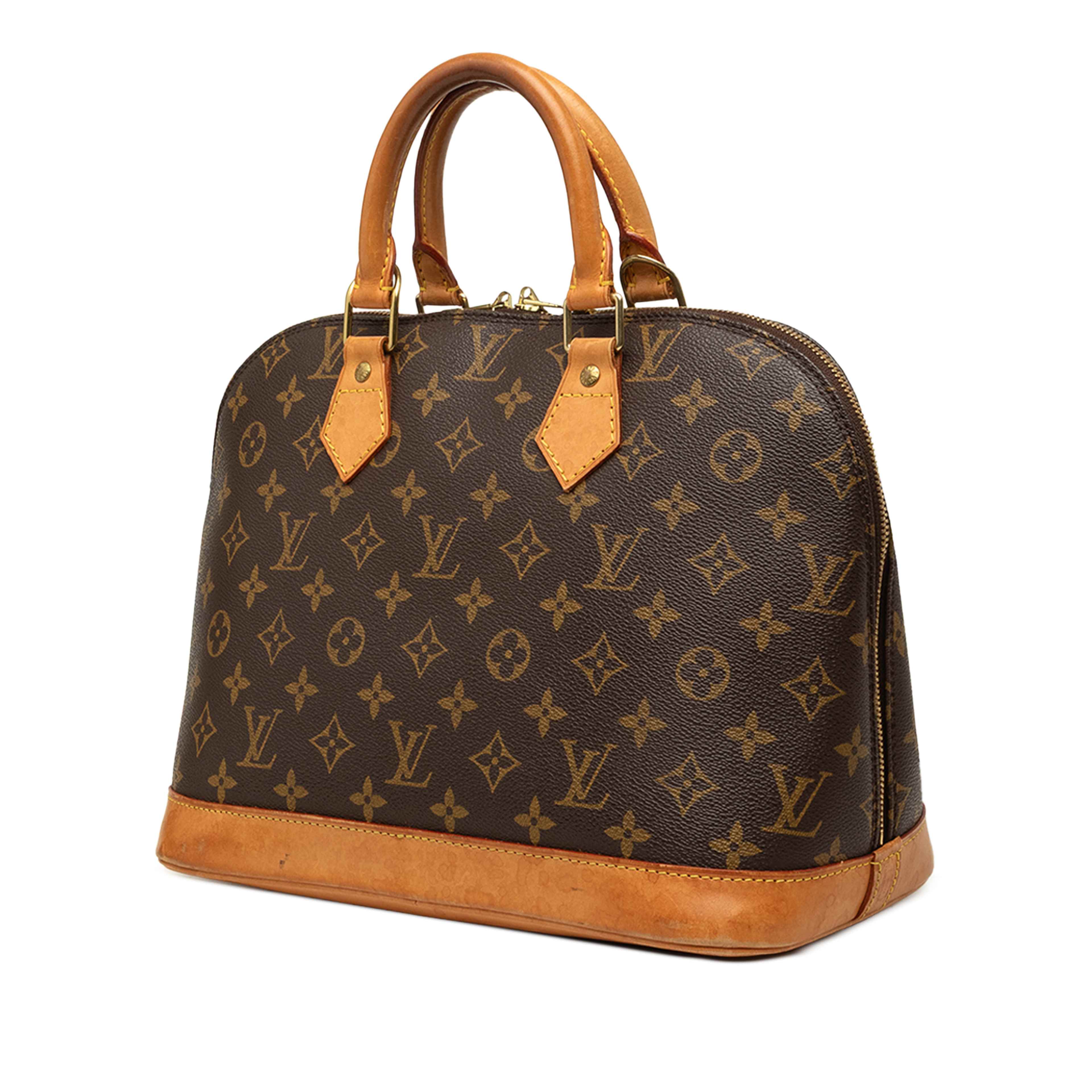 Louis Vuitton Monogram Alma Pm, från Luxclusif, i färgen brun. Klicka för att öppna bilden i stort format