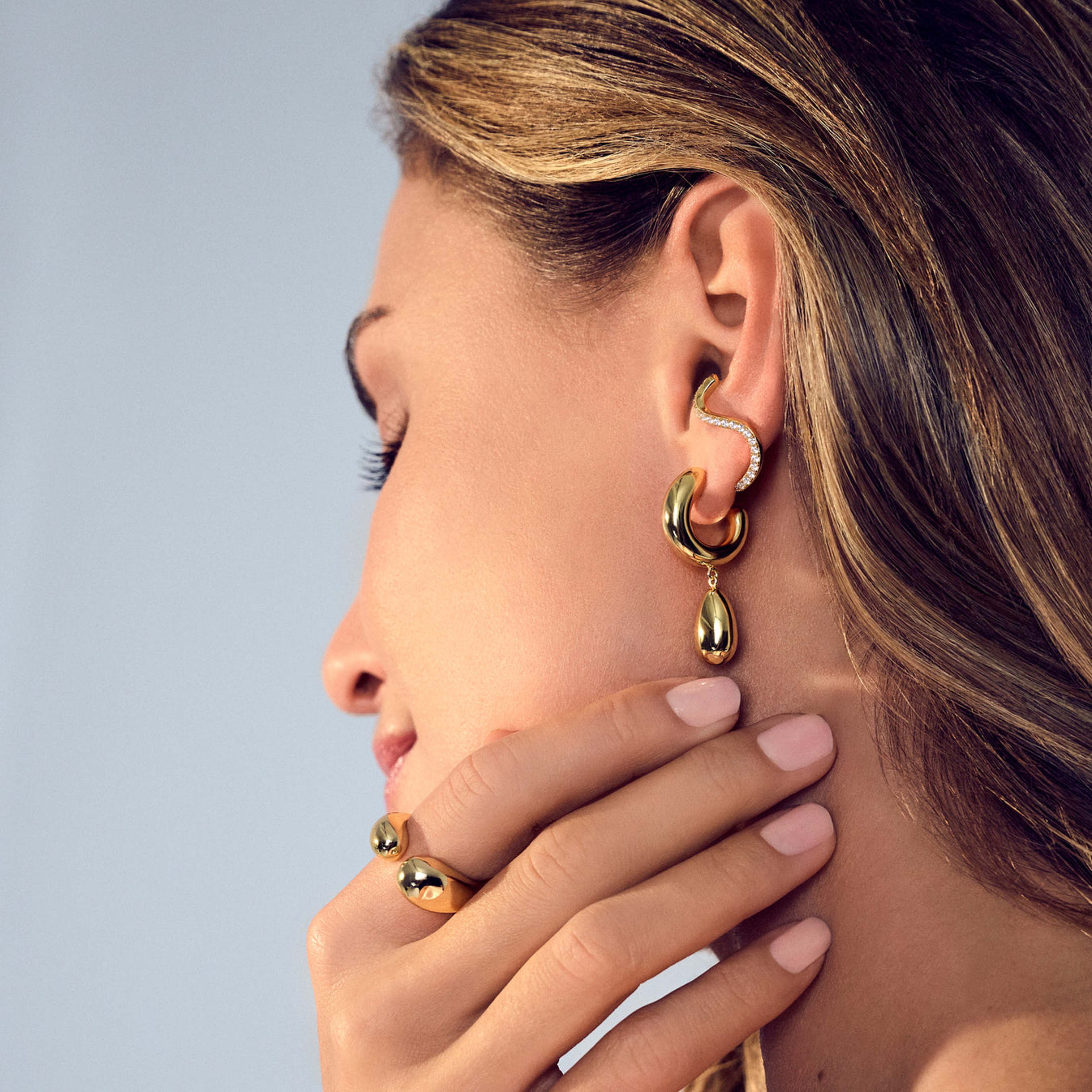 Goccia Pendolo Pianura Earrings
