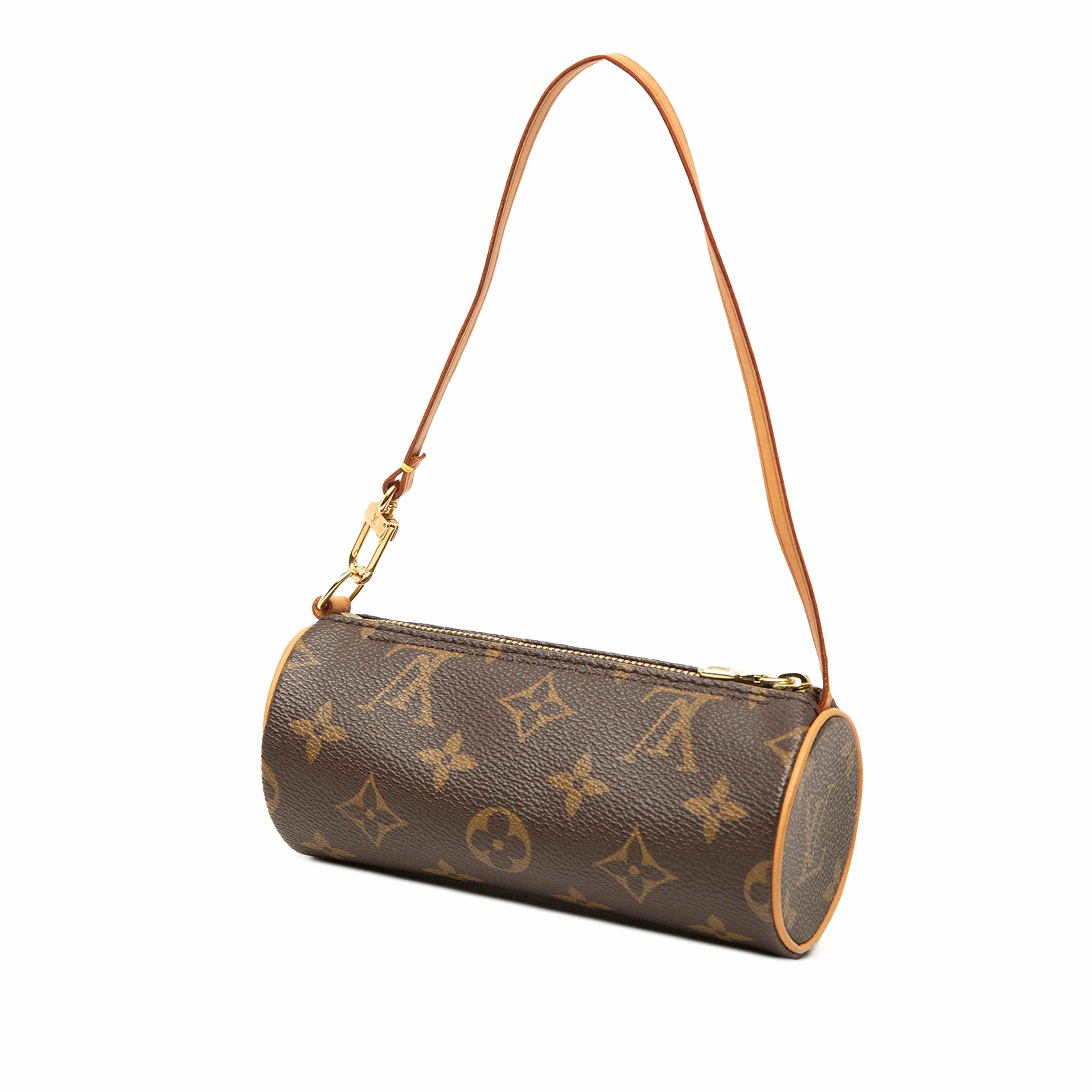 Louis Vuitton Monogram Papillon Pochette, från Luxclusif, i färgen brun. Klicka för att öppna bilden i stort format