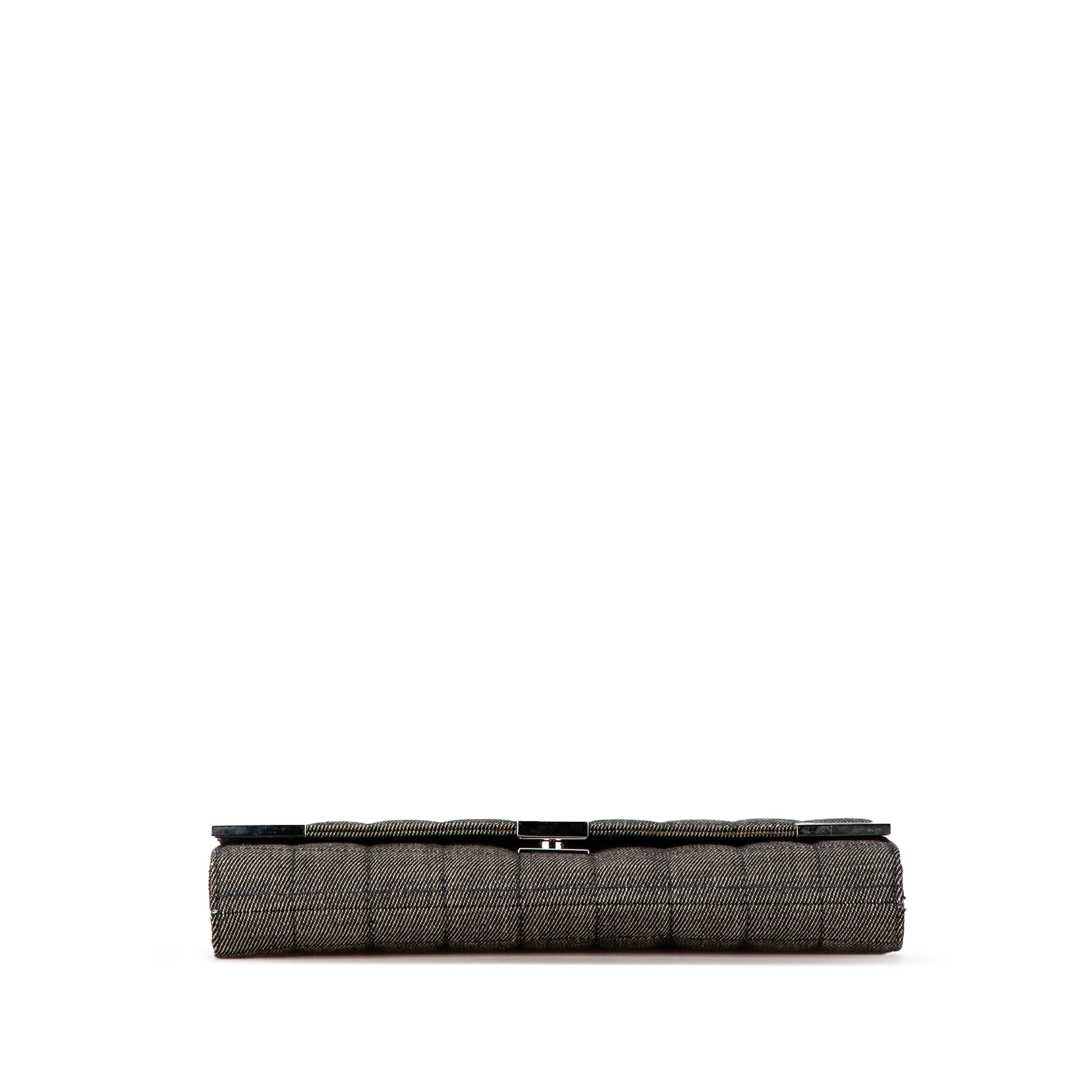 Chanel Denim Choco Bar Chain Flap