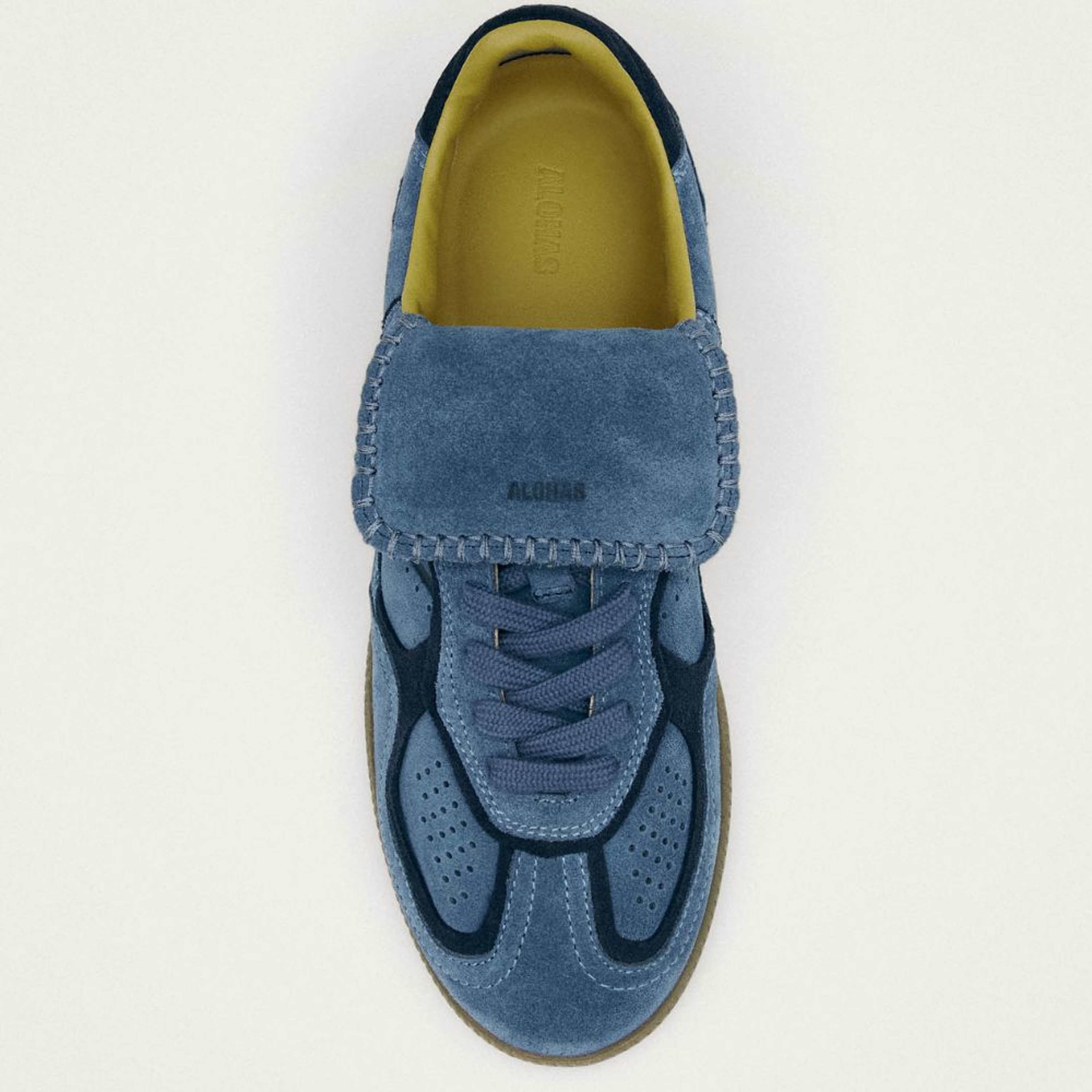 Tb.490 Club Suede Blue Leather Sneakers