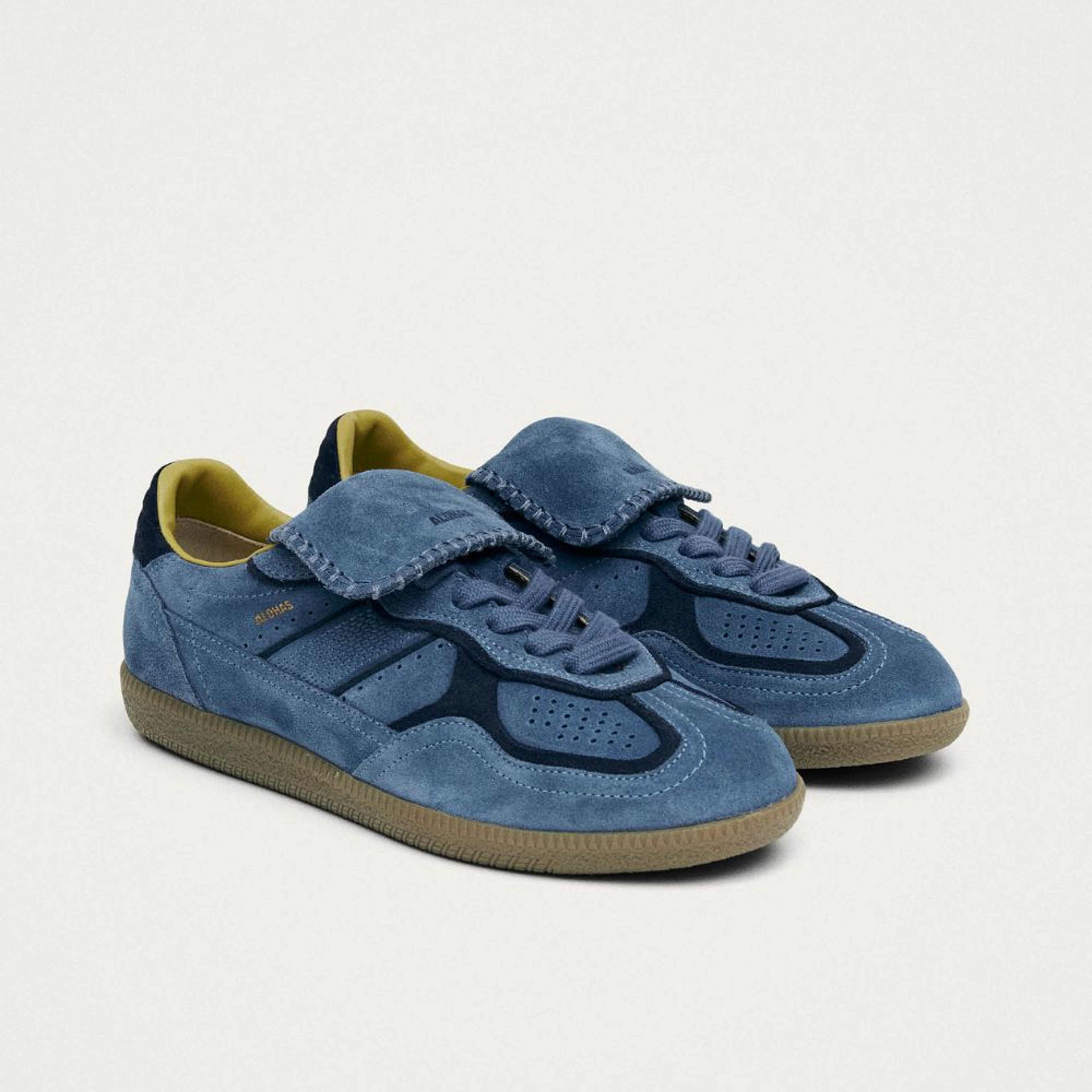 Tb.490 Club Suede Blue Leather Sneakers