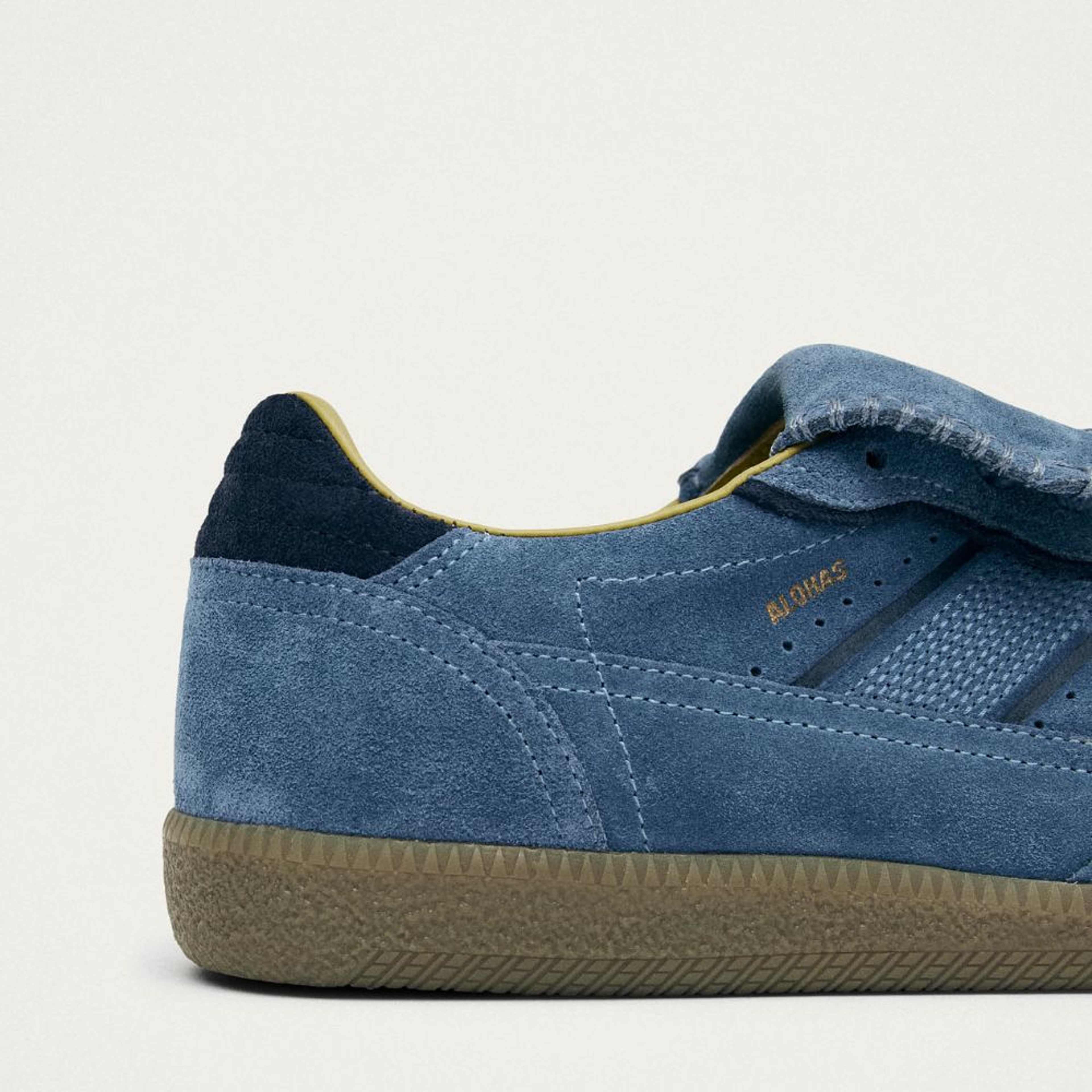 Tb.490 Club Suede Blue Leather Sneakers