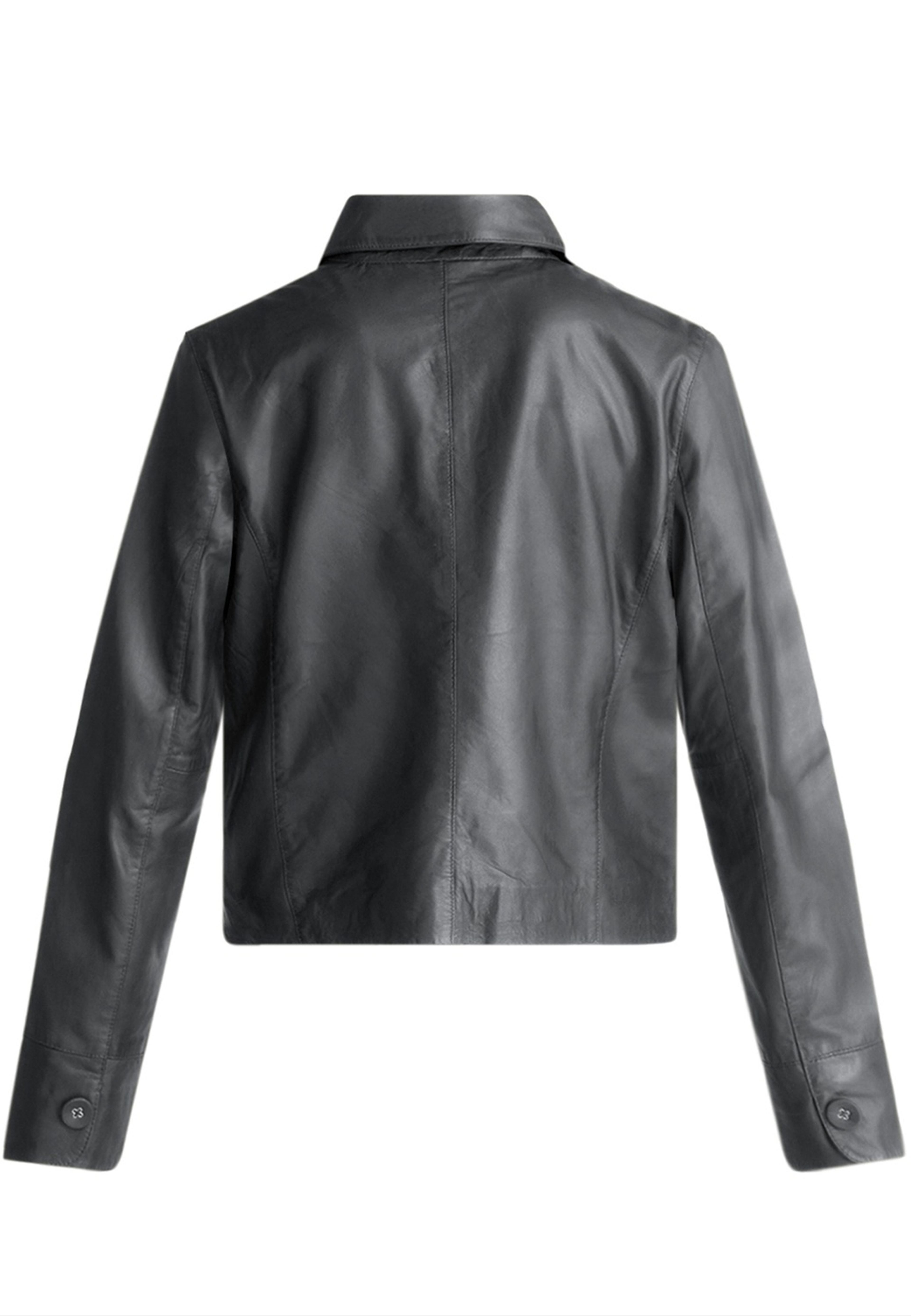 Thea Jacket, från Saki, i färgen black. Klicka för att öppna bilden i stort format