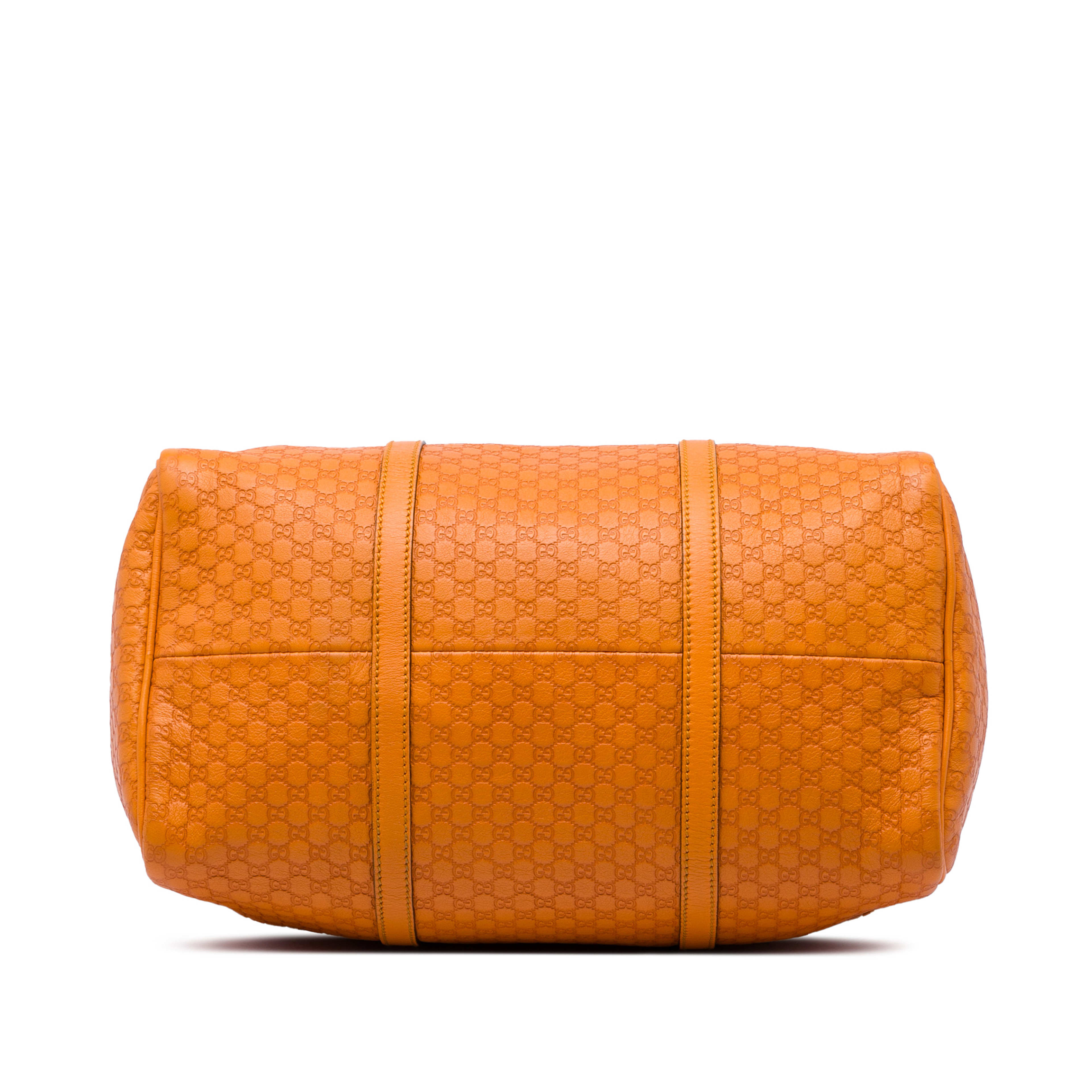 Gucci Microguccissima Nice Boston Bag, från Luxclusif, i färgen orange. Klicka för att öppna bilden i stort format