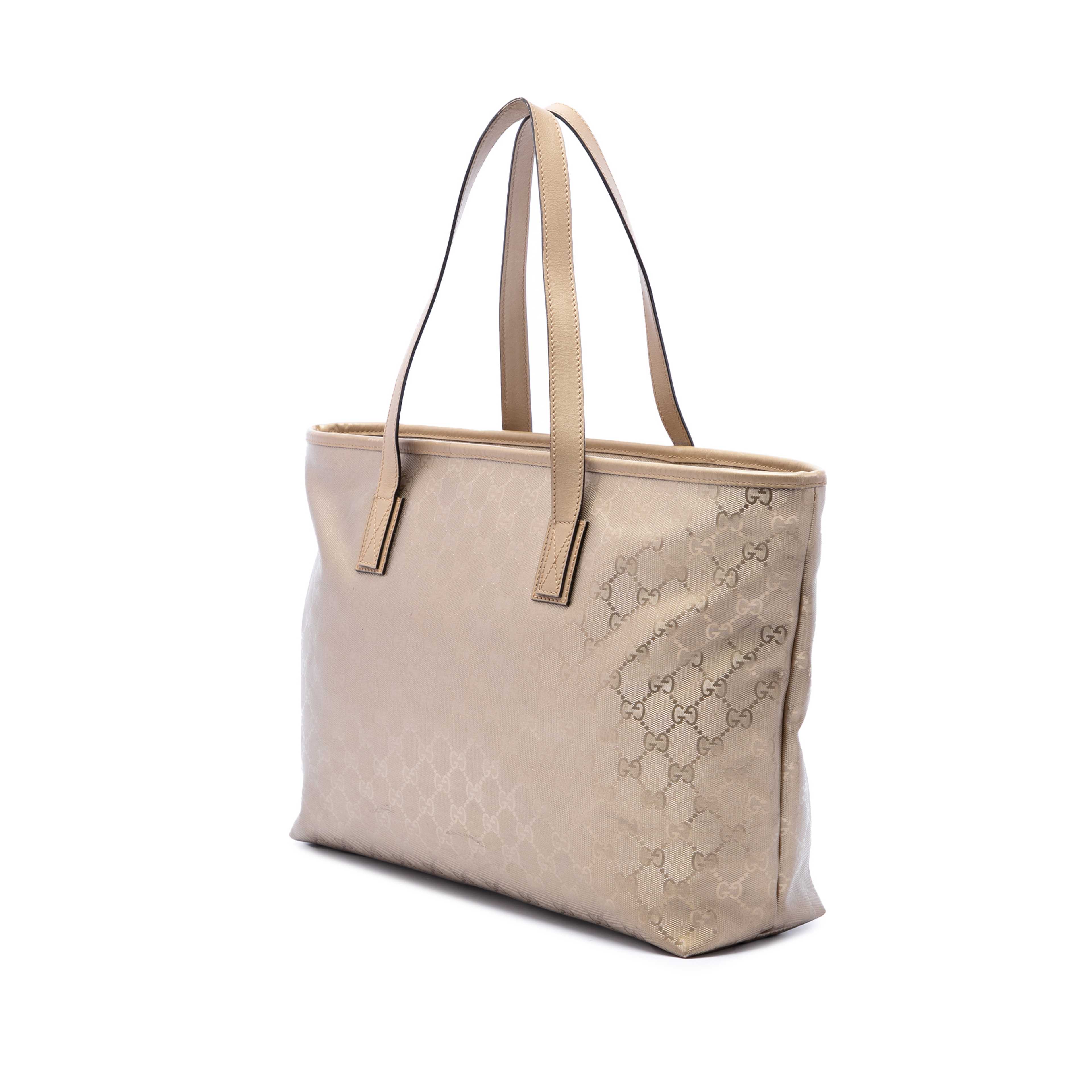 Gucci Medium Gg Imprime Tote, från Luxclusif, i färgen guld. Klicka för att öppna bilden i stort format