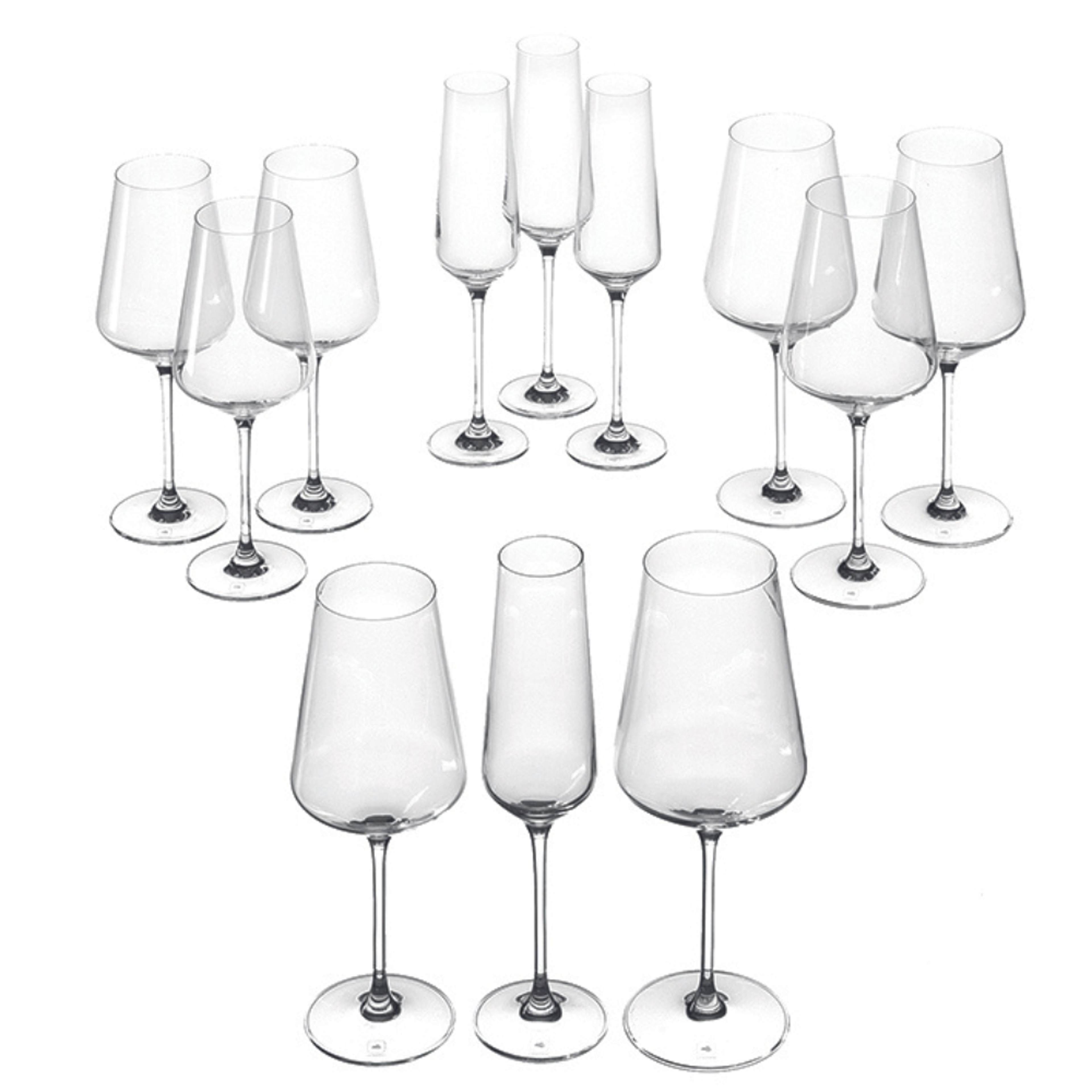 PUCCINI Vinglas Set 12-pack Vinglas/Champagneglas