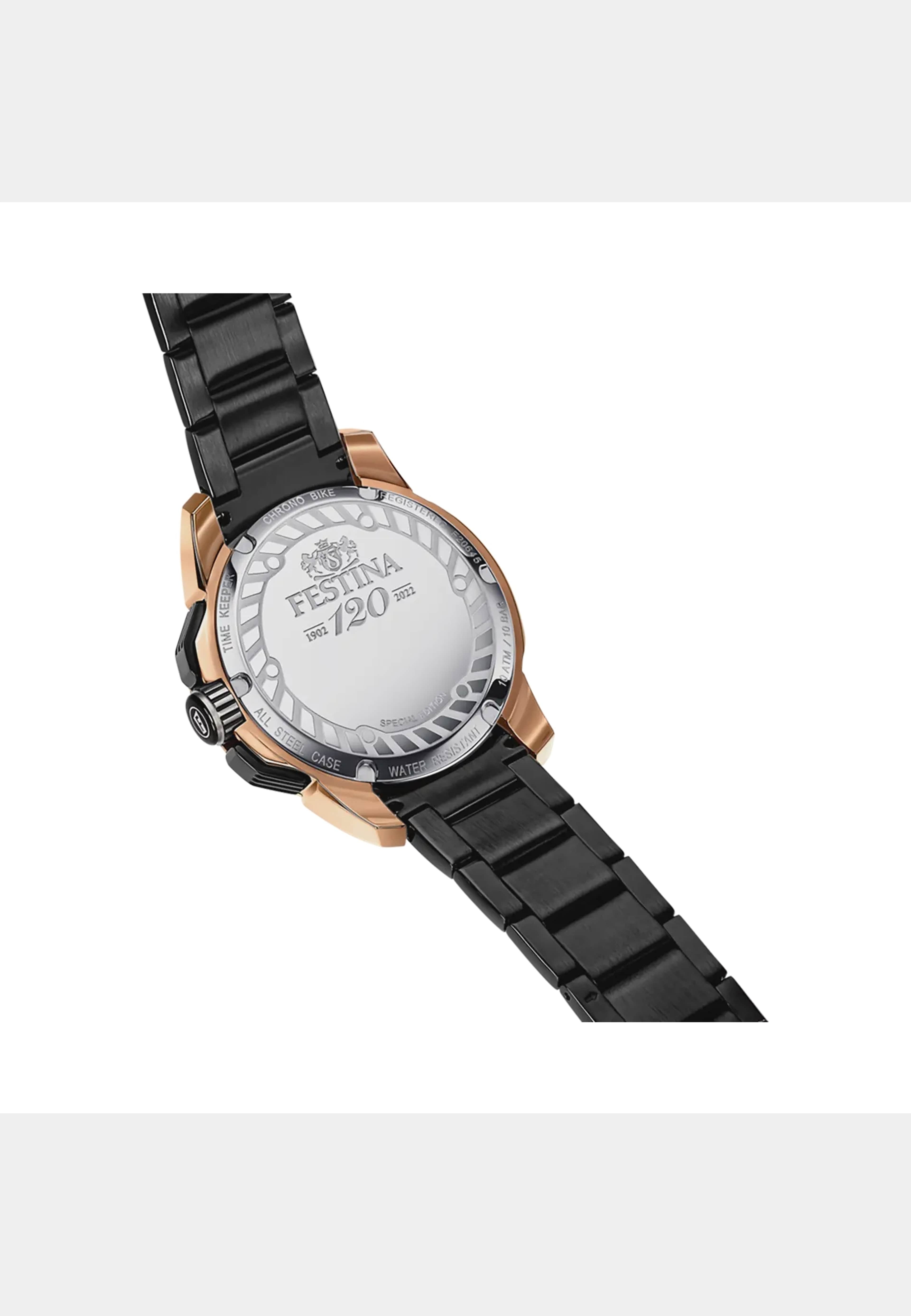 Festina Chrono Bike Herrklocka Svart, Metallband - F20645/1, från Festina, i färgen 1. Klicka för att öppna bilden i stort format