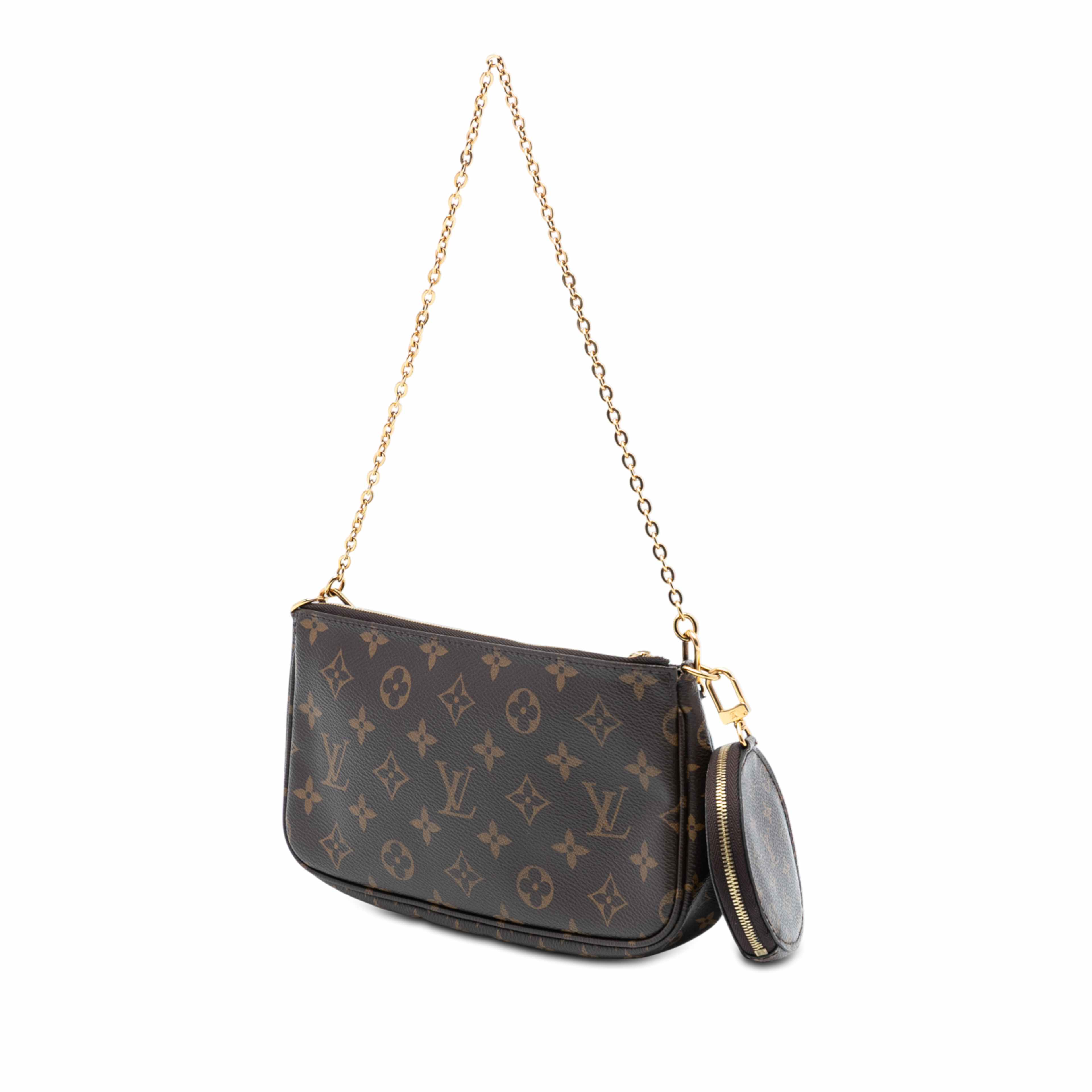 Louis Vuitton Monogram Multi Pochette Accessoires, från Luxclusif, i färgen brown. Klicka för att öppna bilden i stort format