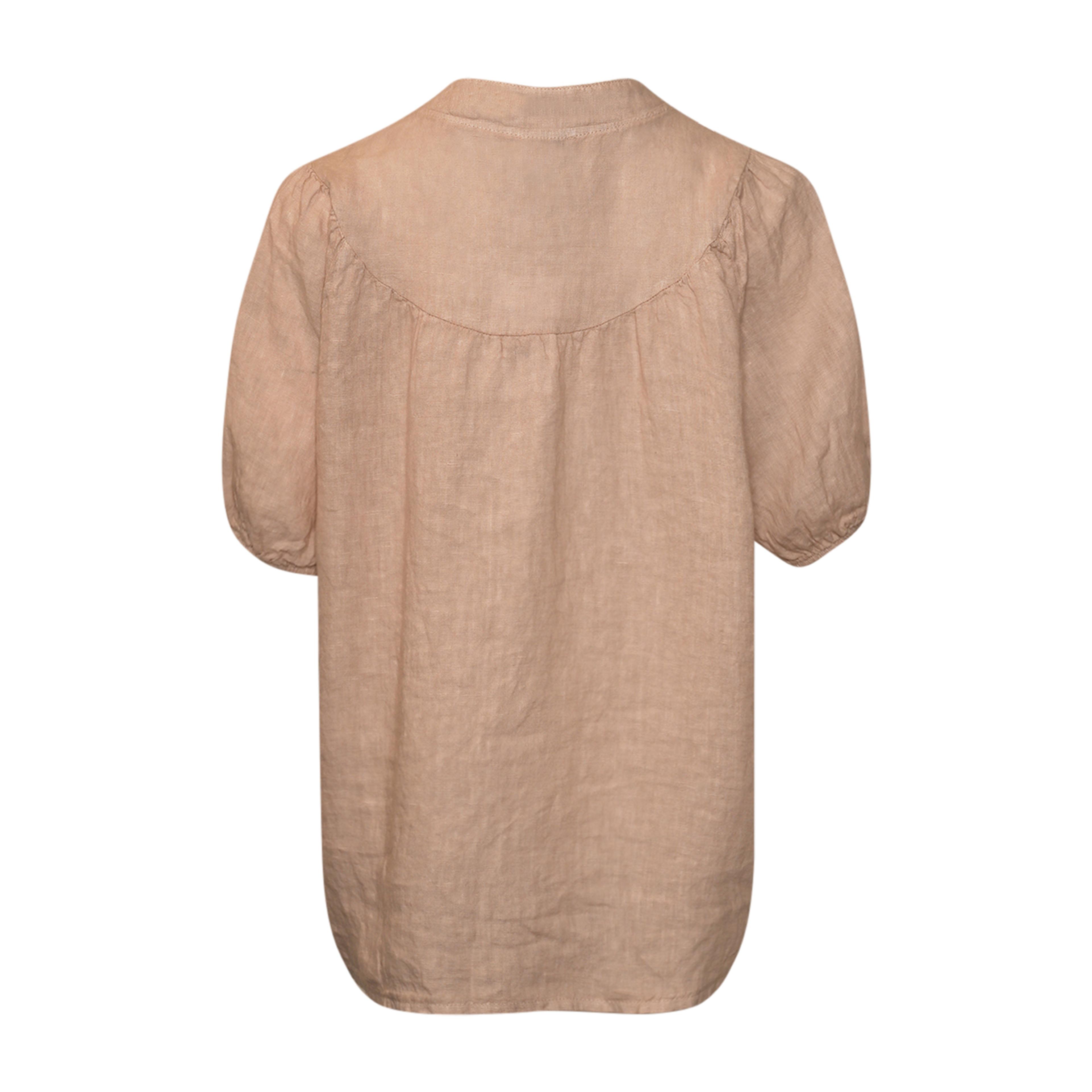 Ivy, Blouse, Linen - Soft Grey