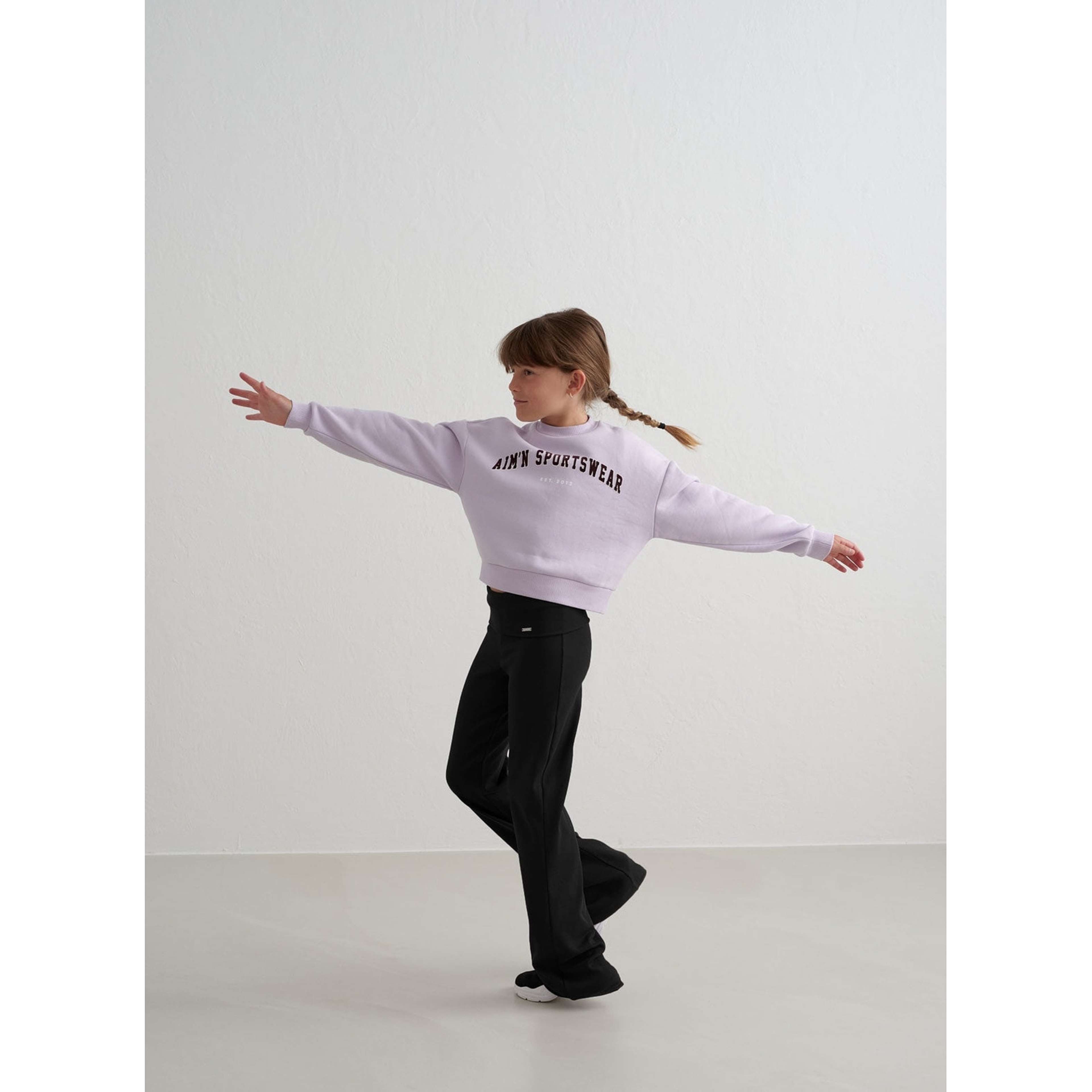 Pale Lavender Young Varsity Sweatshirt