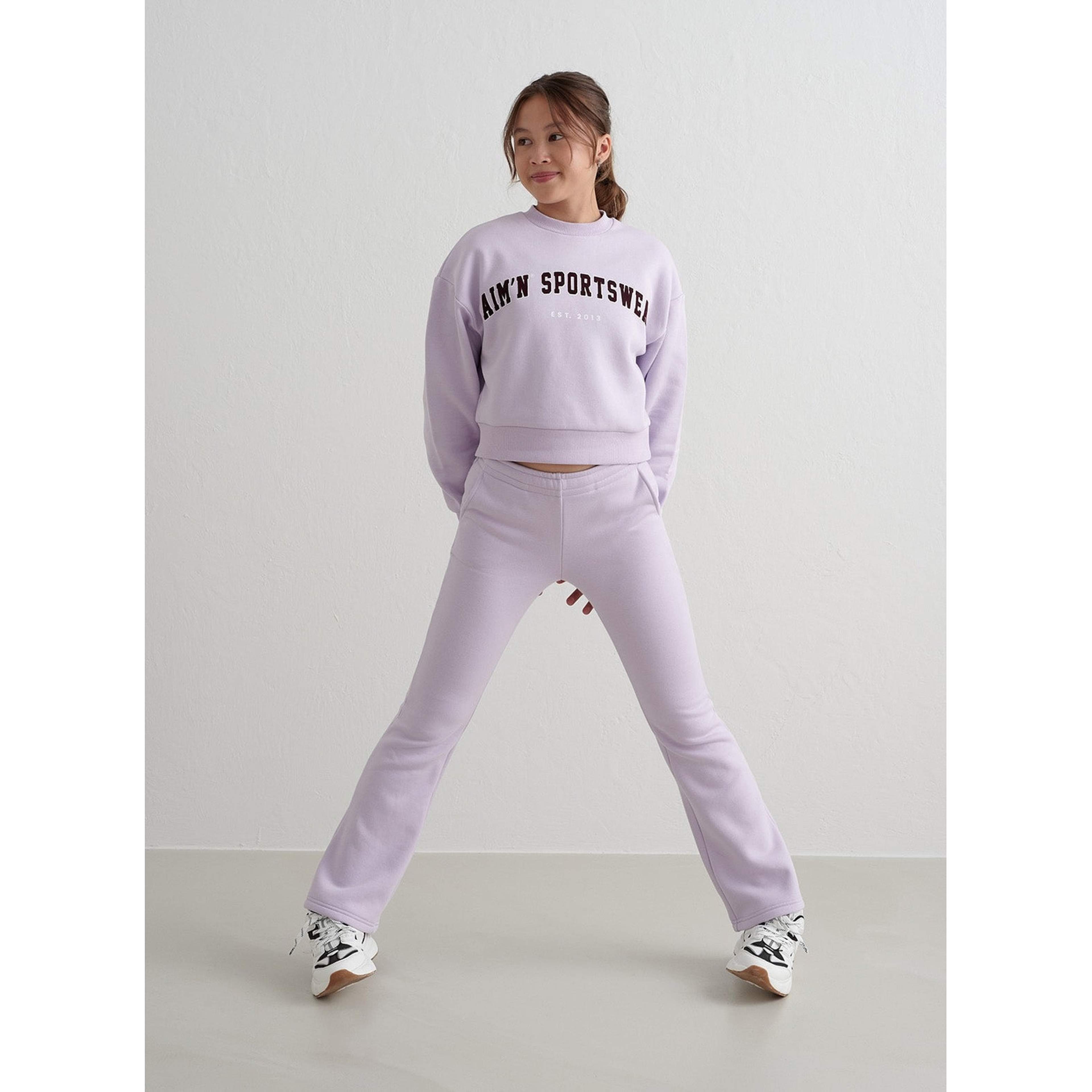 Pale Lavender Young Varsity Sweatshirt