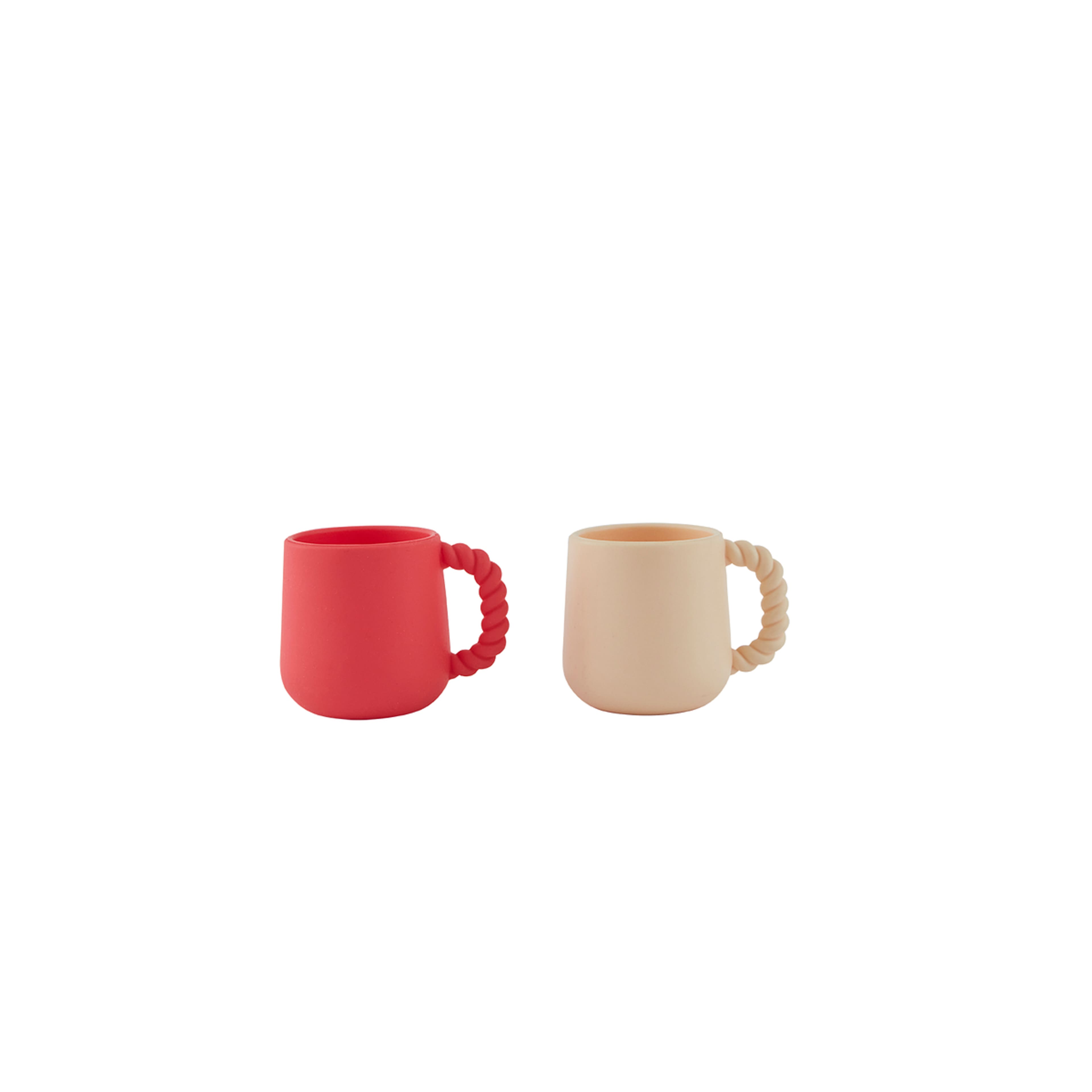 Mellow Cup - Pack Of 2, från OYOY Mini, i färgen cherry red. Klicka för att öppna bilden i stort format