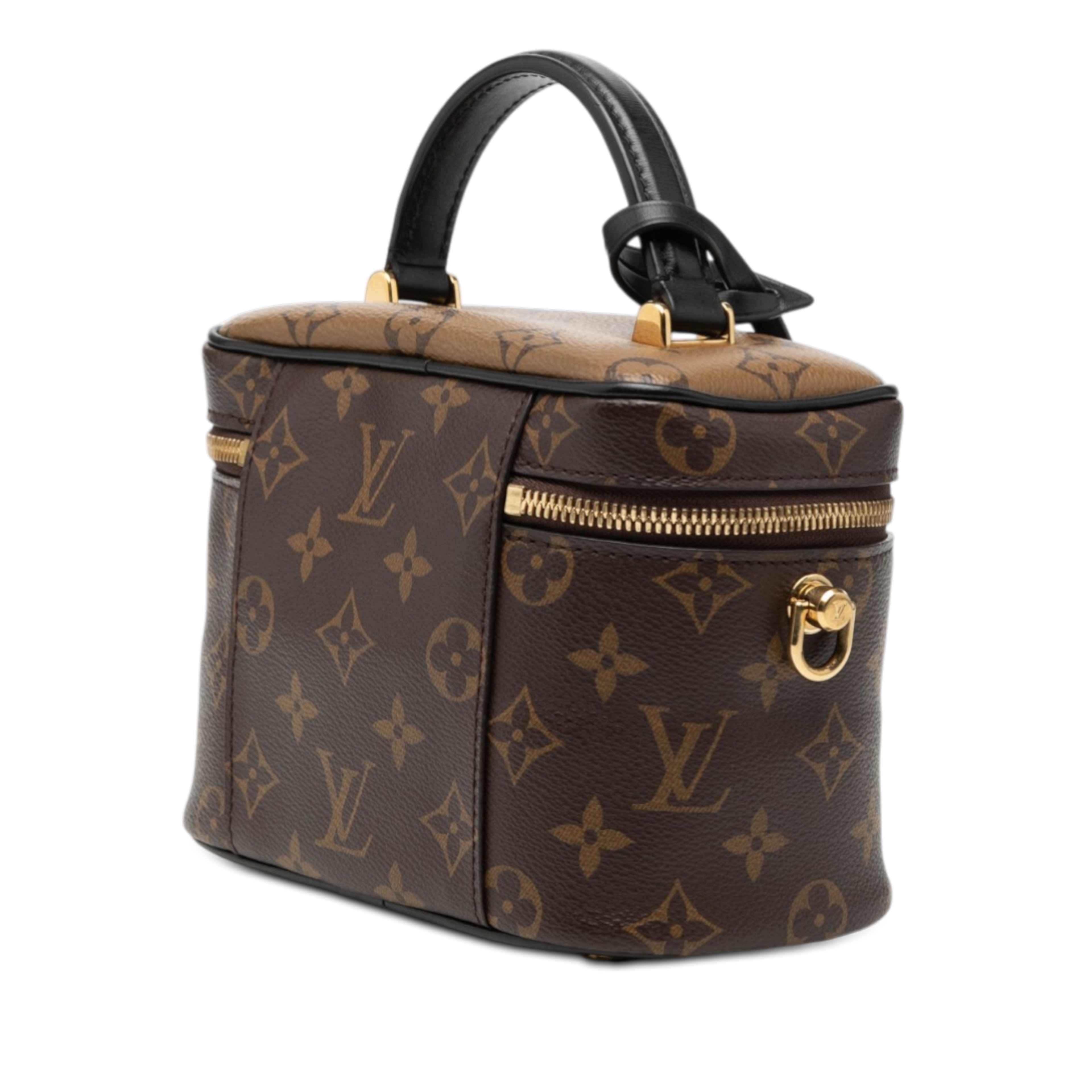 Louis Vuitton Monogram Reverse Vanity Pm, från Luxclusif, i färgen brown. Klicka för att öppna bilden i stort format