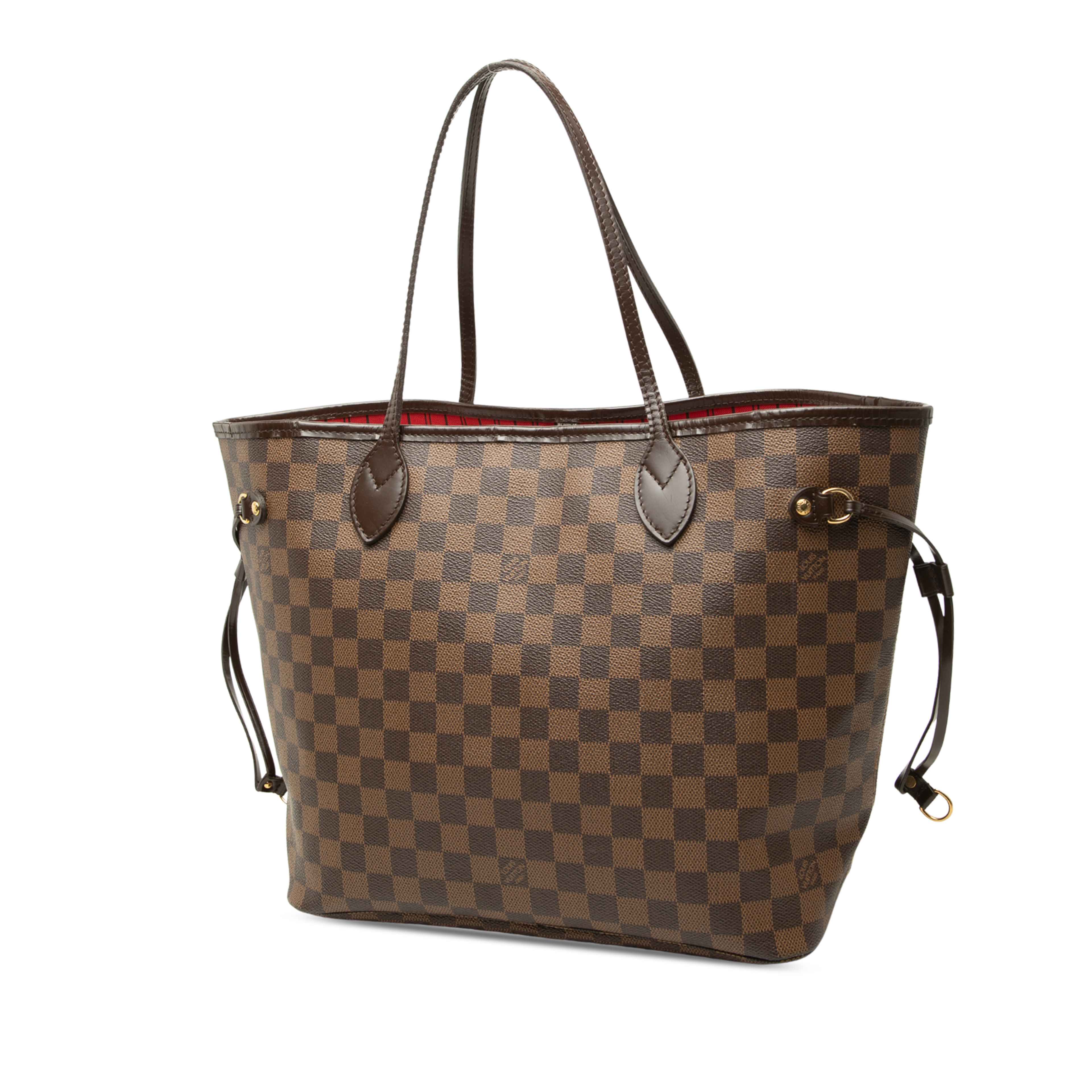 Louis Vuitton Damier Ebene Neverfull Mm, från Luxclusif, i färgen brun. Klicka för att öppna bilden i stort format