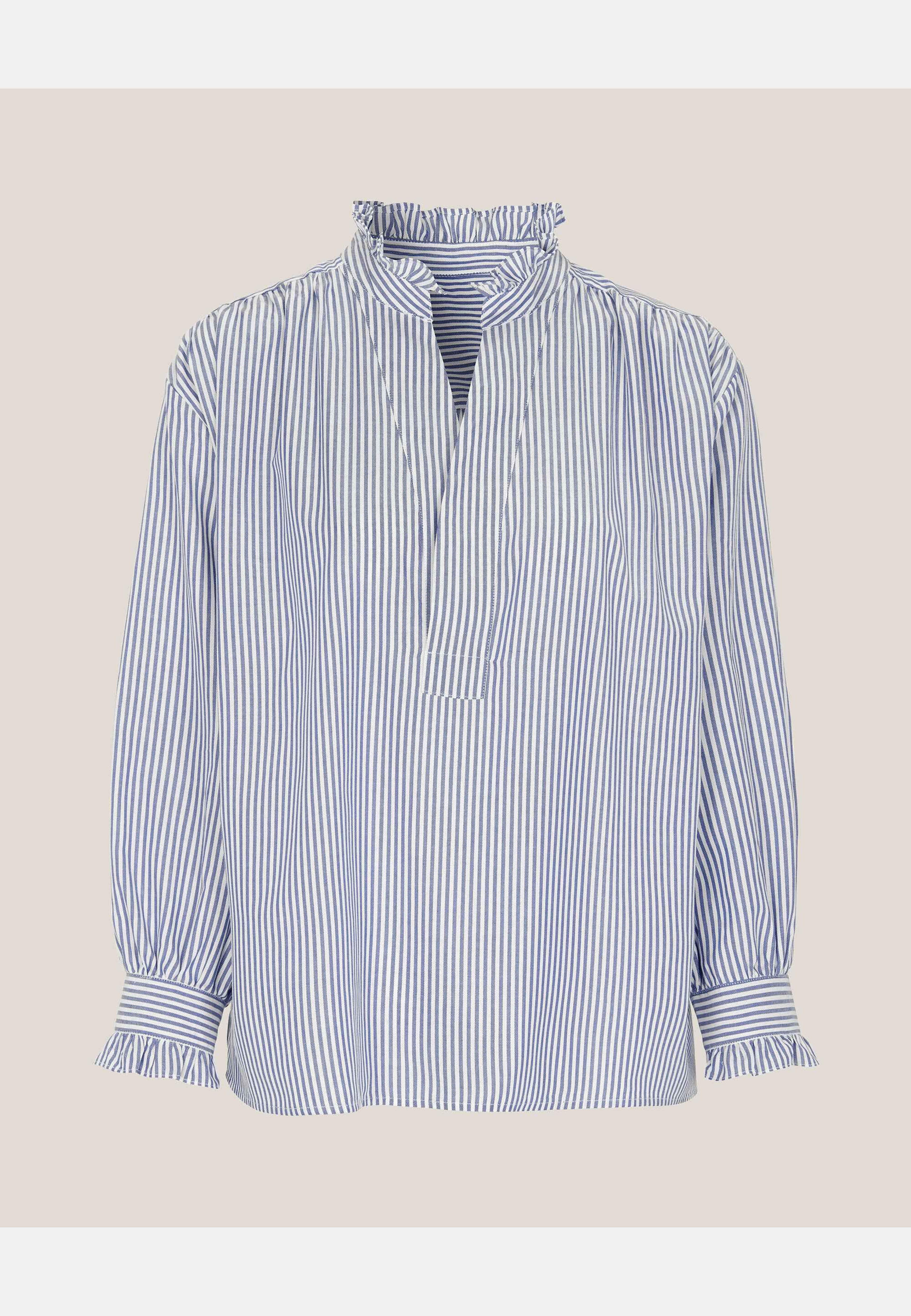 Margaux Oxford Blouse, från Newhouse, i färgen marinblå. Klicka för att öppna bilden i stort format