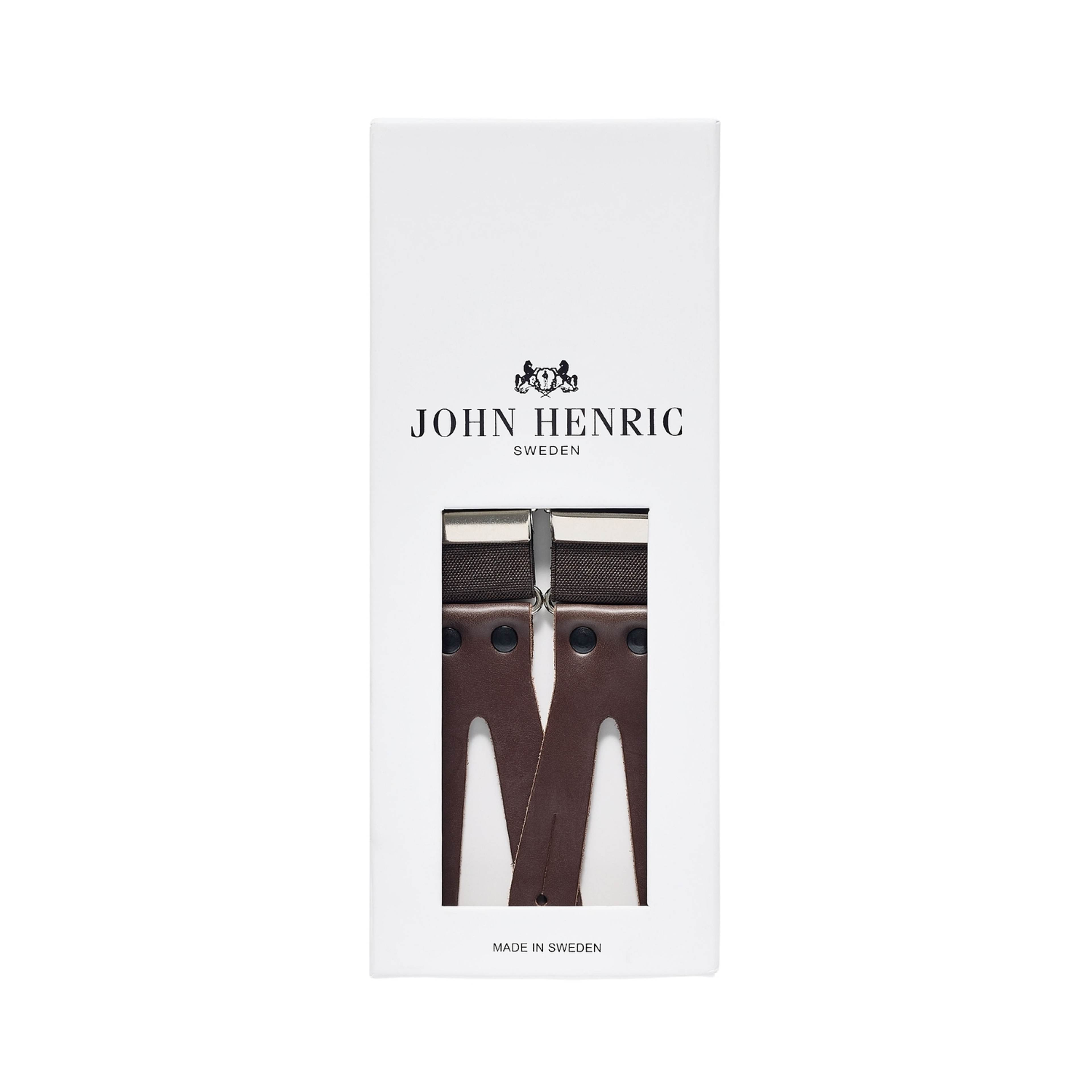 Leather Suspenders Solid
