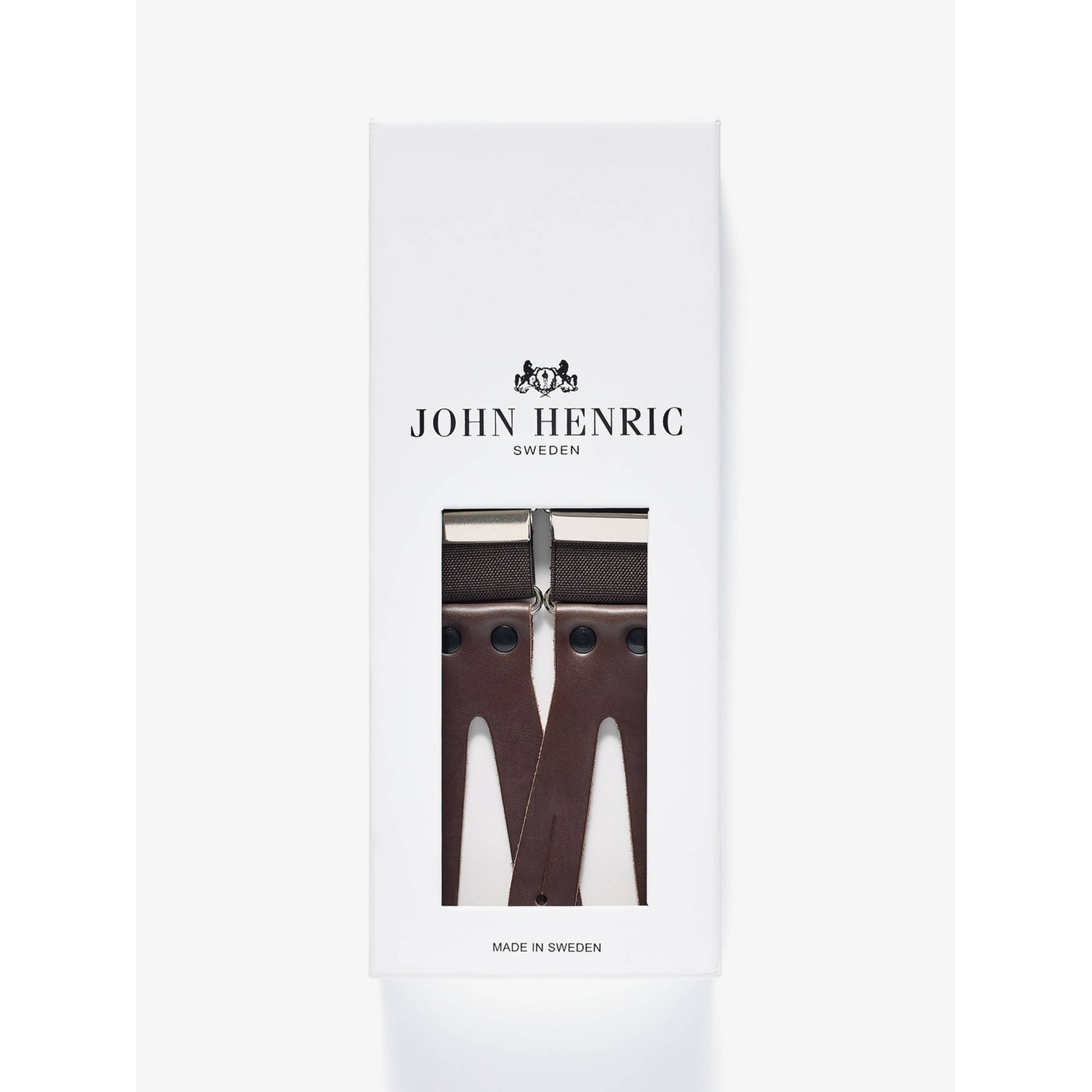Leather Suspenders Solid