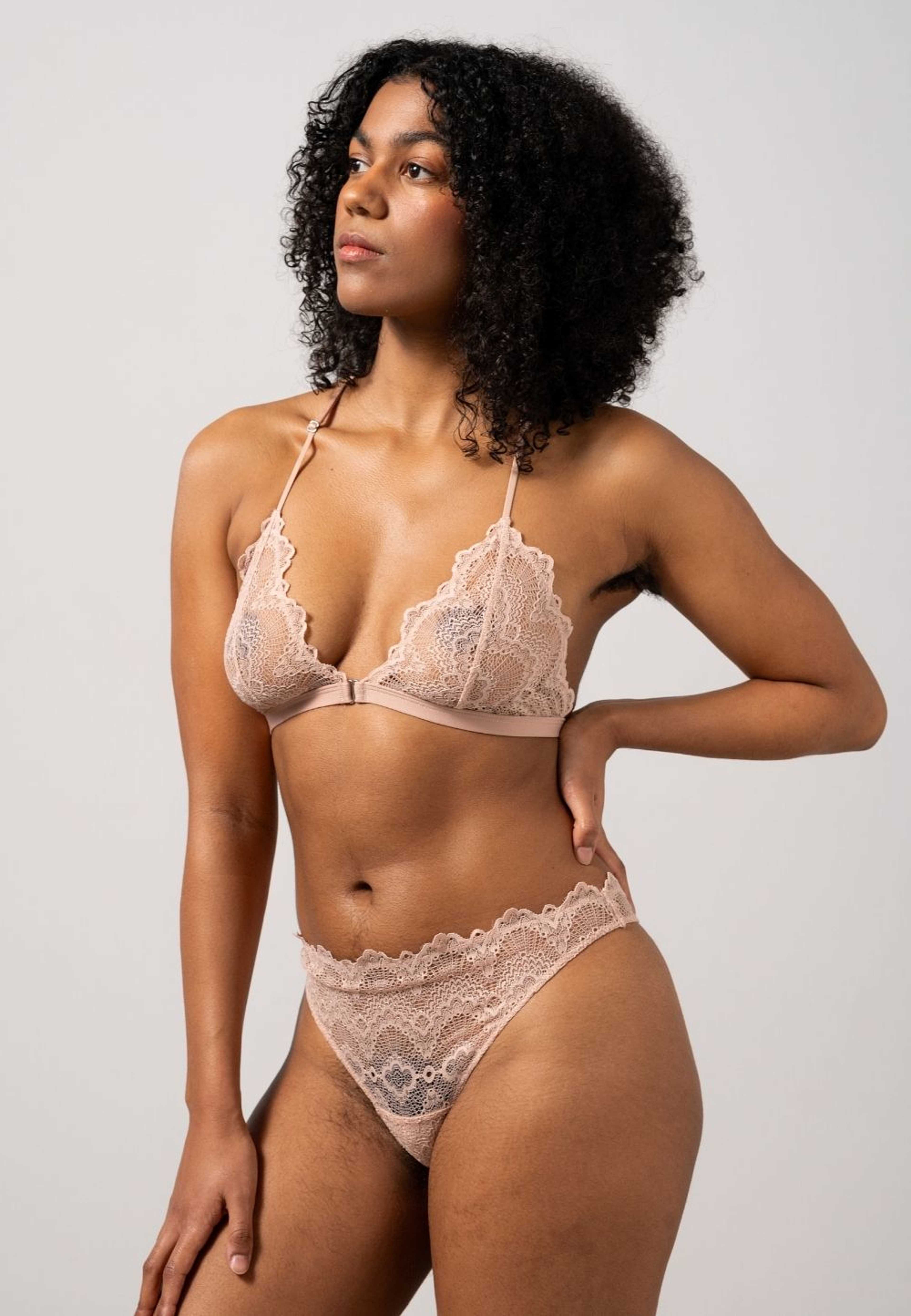 Lace Racerback Triangle Bralette