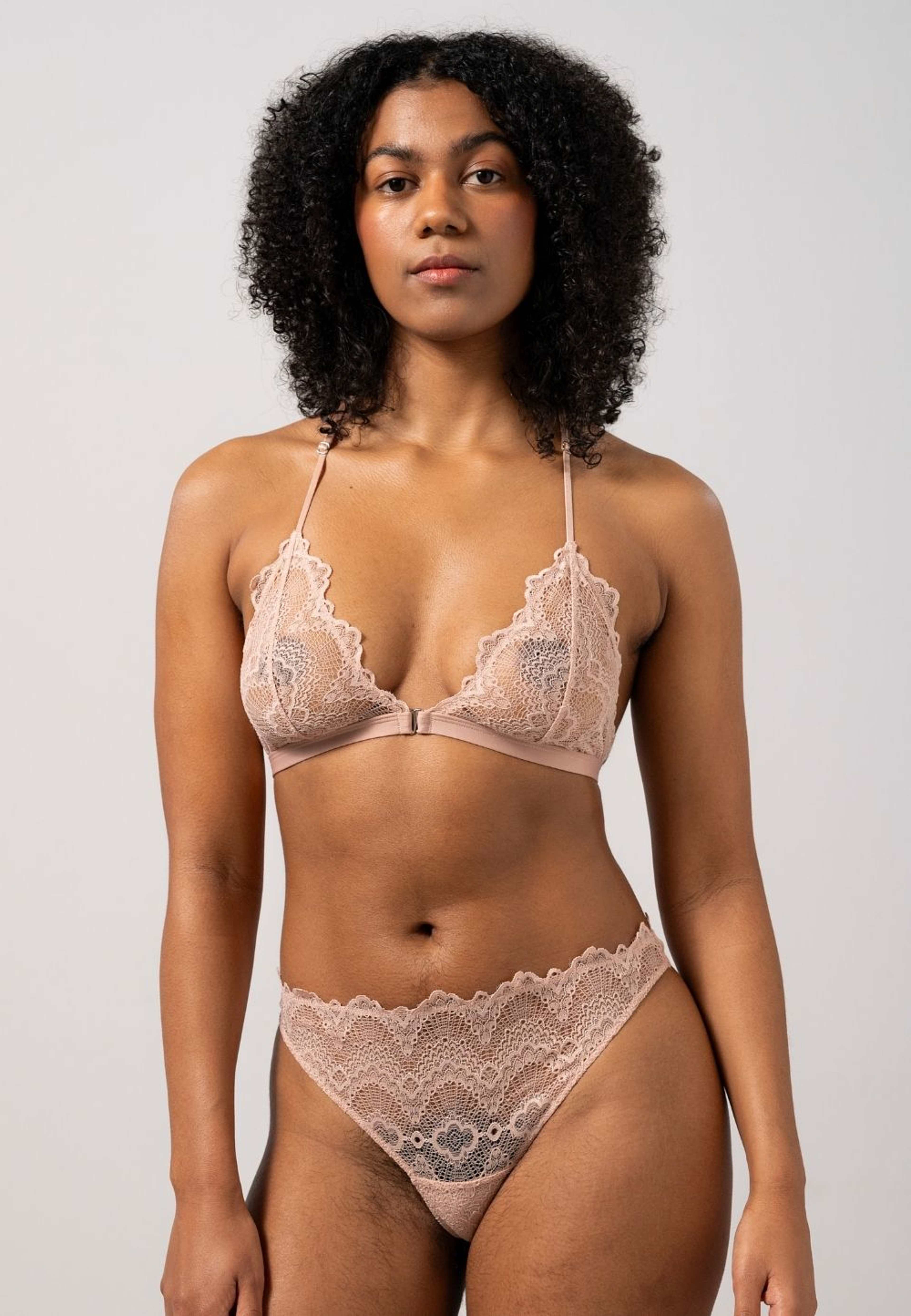 Lace Racerback Triangle Bralette