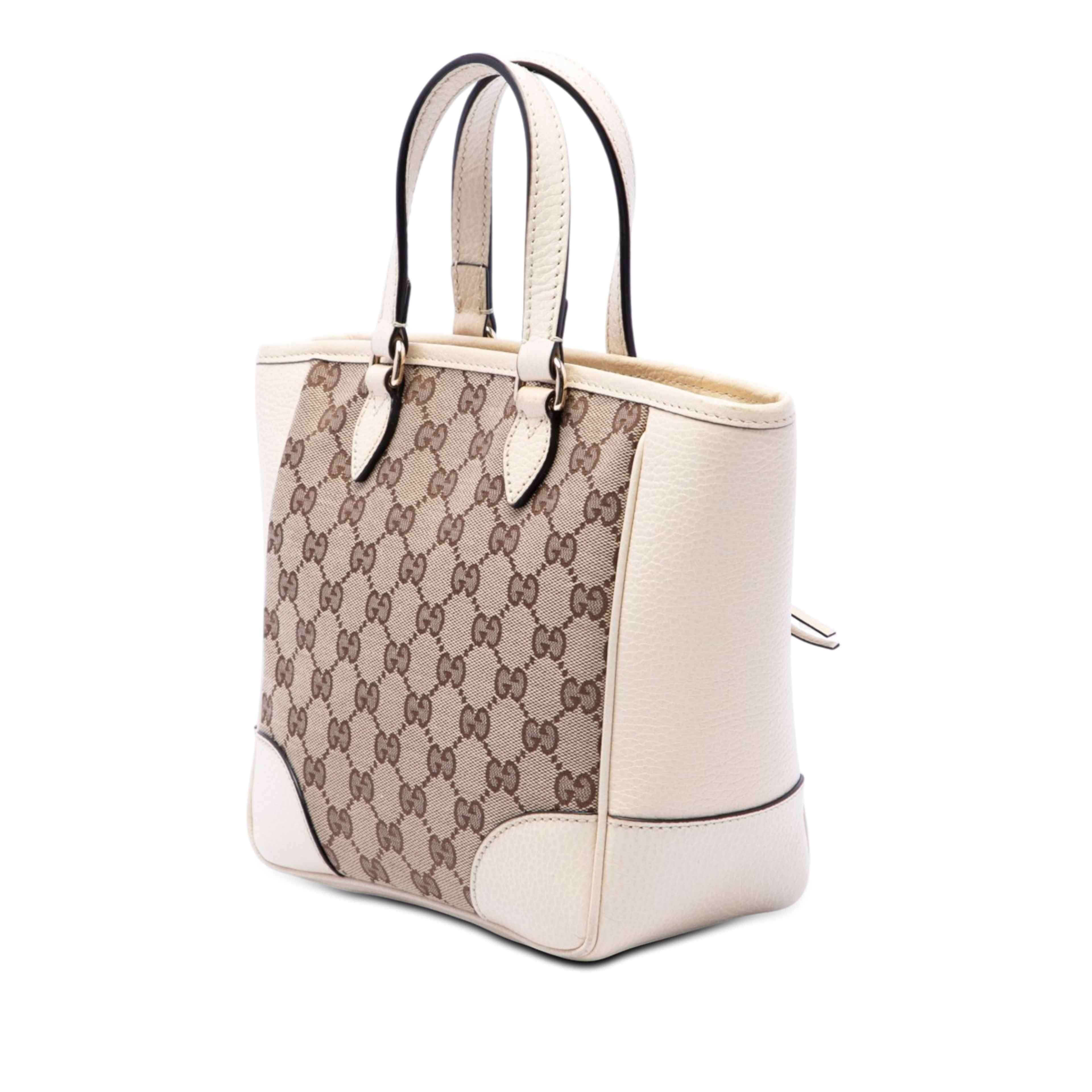 Gucci Small Microguccissima Bree Satchel, från Luxclusif, i färgen vit. Klicka för att öppna bilden i stort format