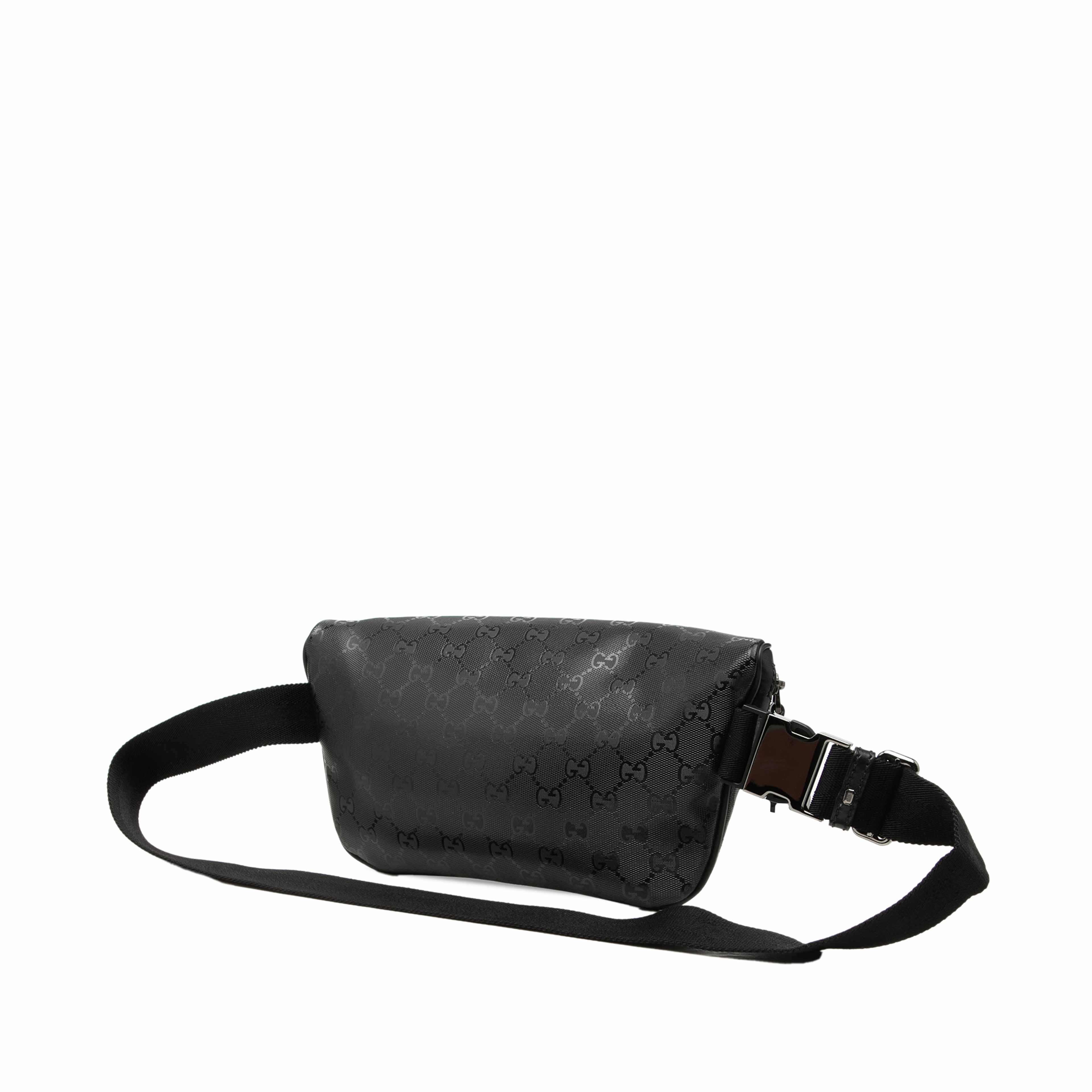 Gucci Gg Imprime Belt Bag, från Luxclusif, i färgen svart. Klicka för att öppna bilden i stort format