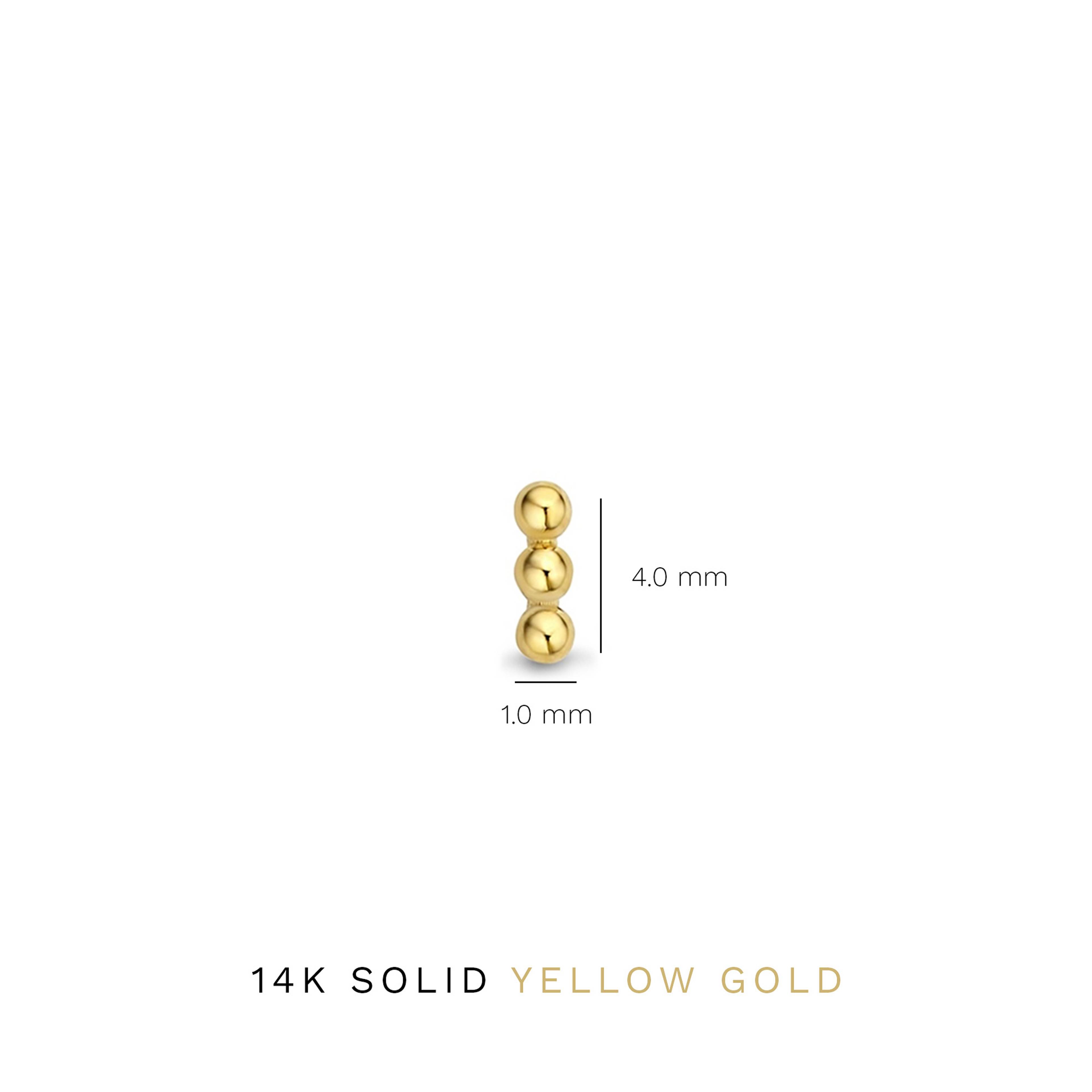 Isabel Bernard 14 Karat Gold Ear Stud