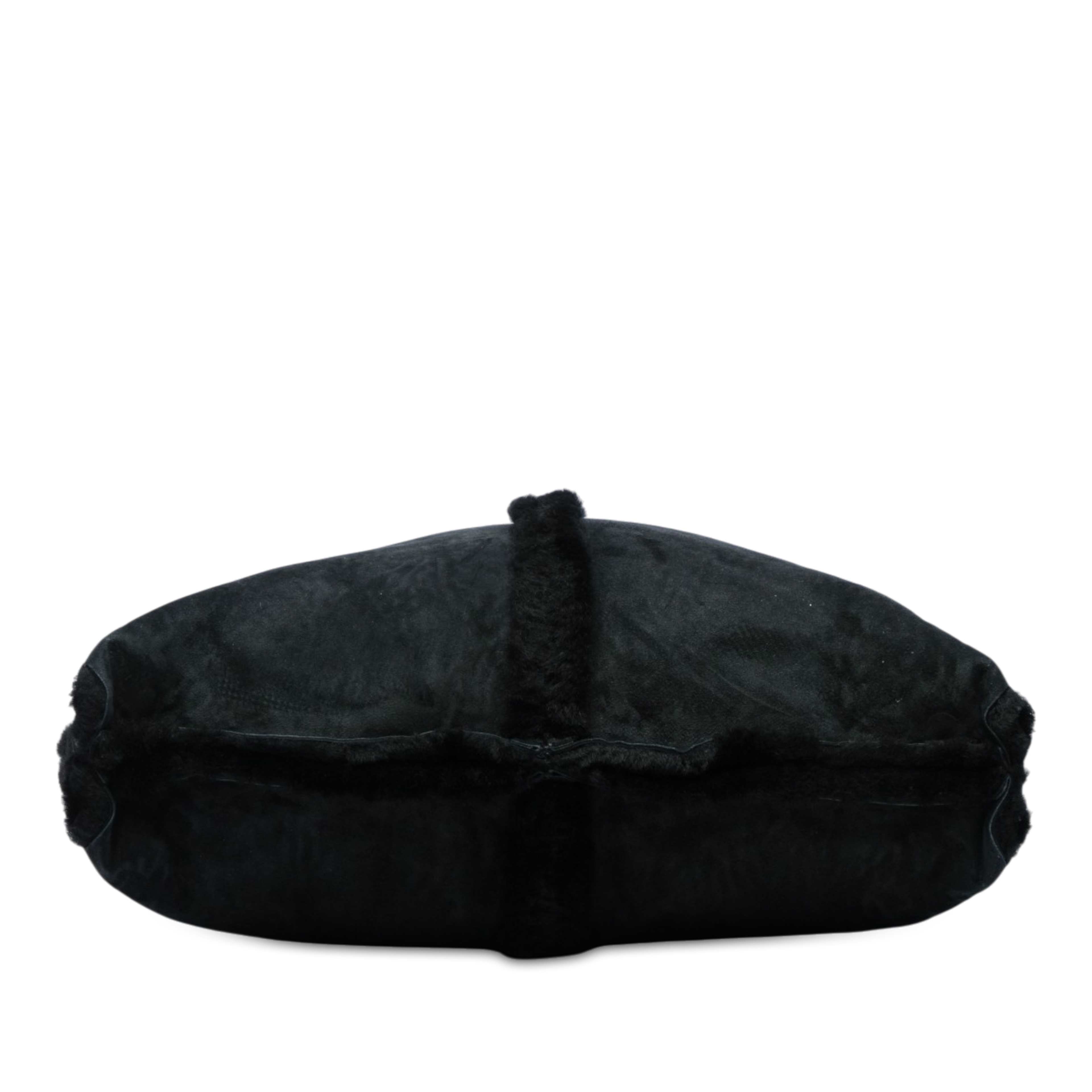 Bottega Veneta Suede And Shearling Bolster Reversible Tote, från Luxclusif, i färgen svart. Klicka för att öppna bilden i stort format