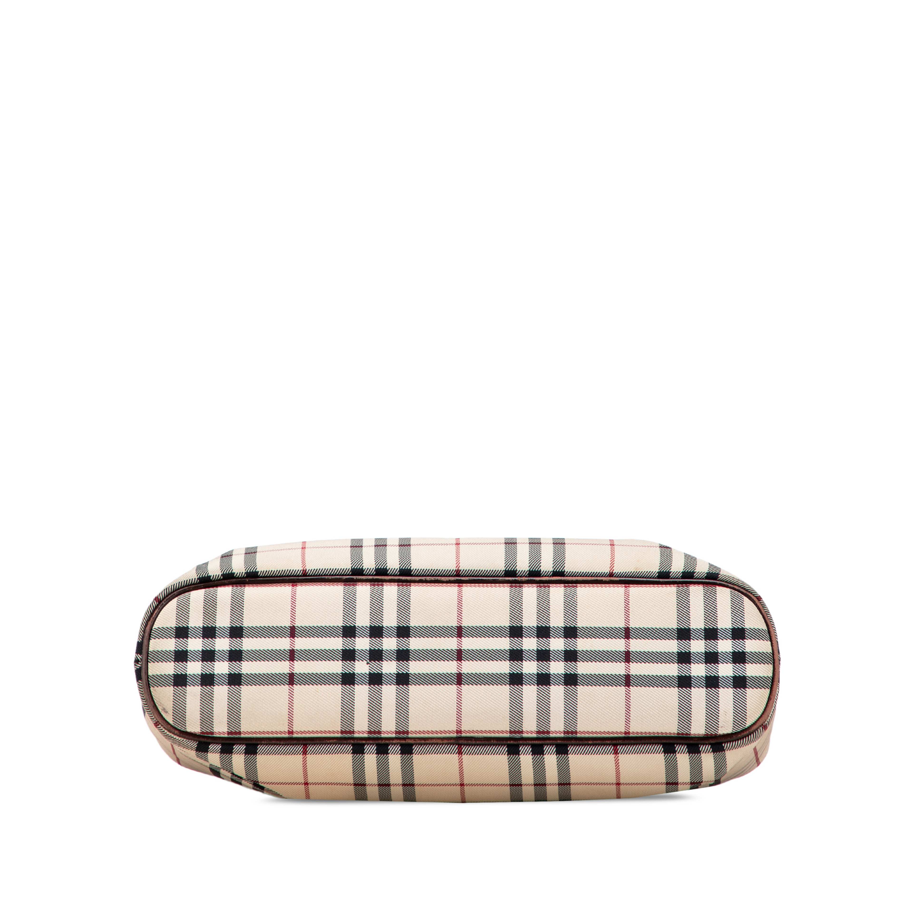 Burberry House Check Canvas Tote, från Luxclusif, i färgen beige. Klicka för att öppna bilden i stort format