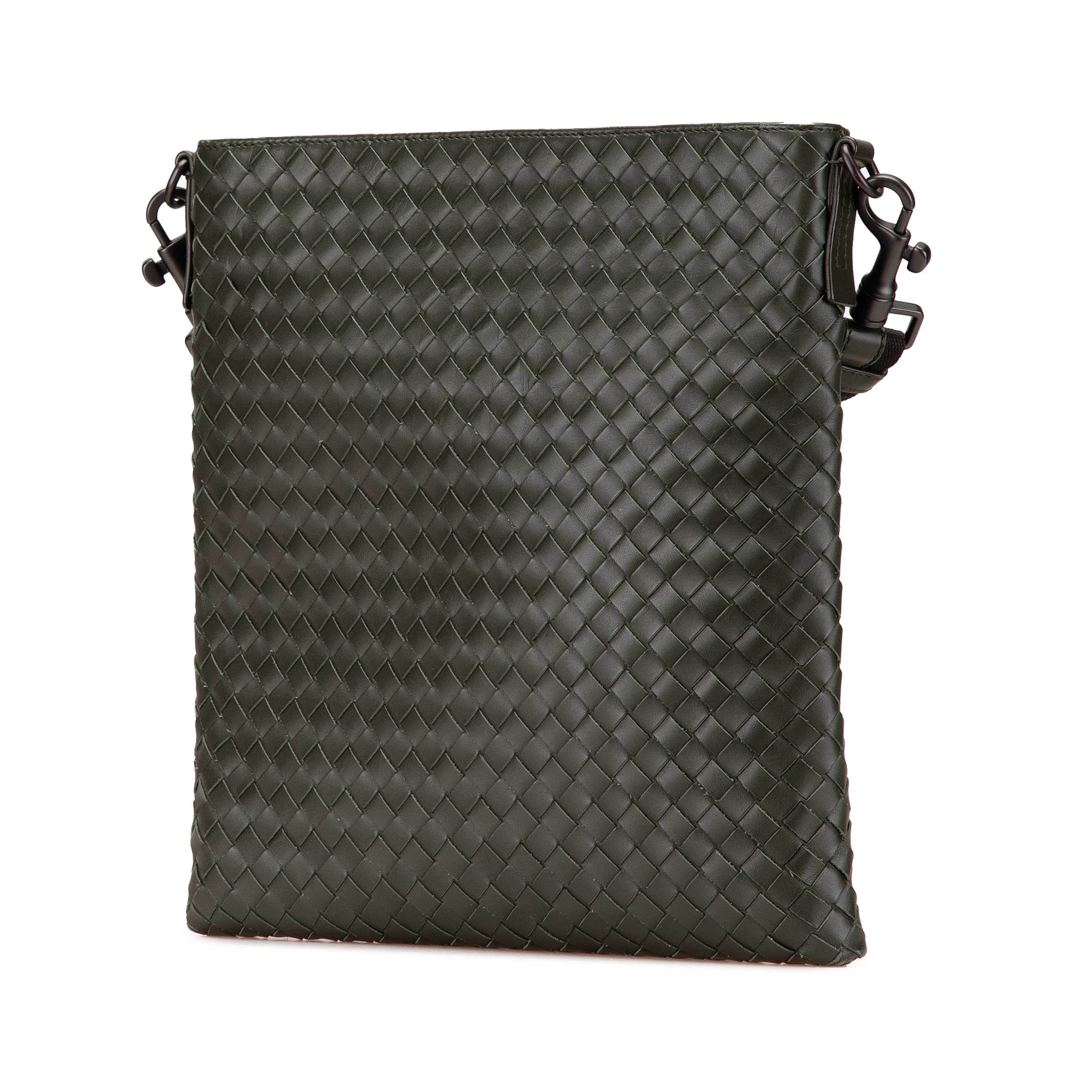Bottega Veneta Leather Intrecciato Crossbody