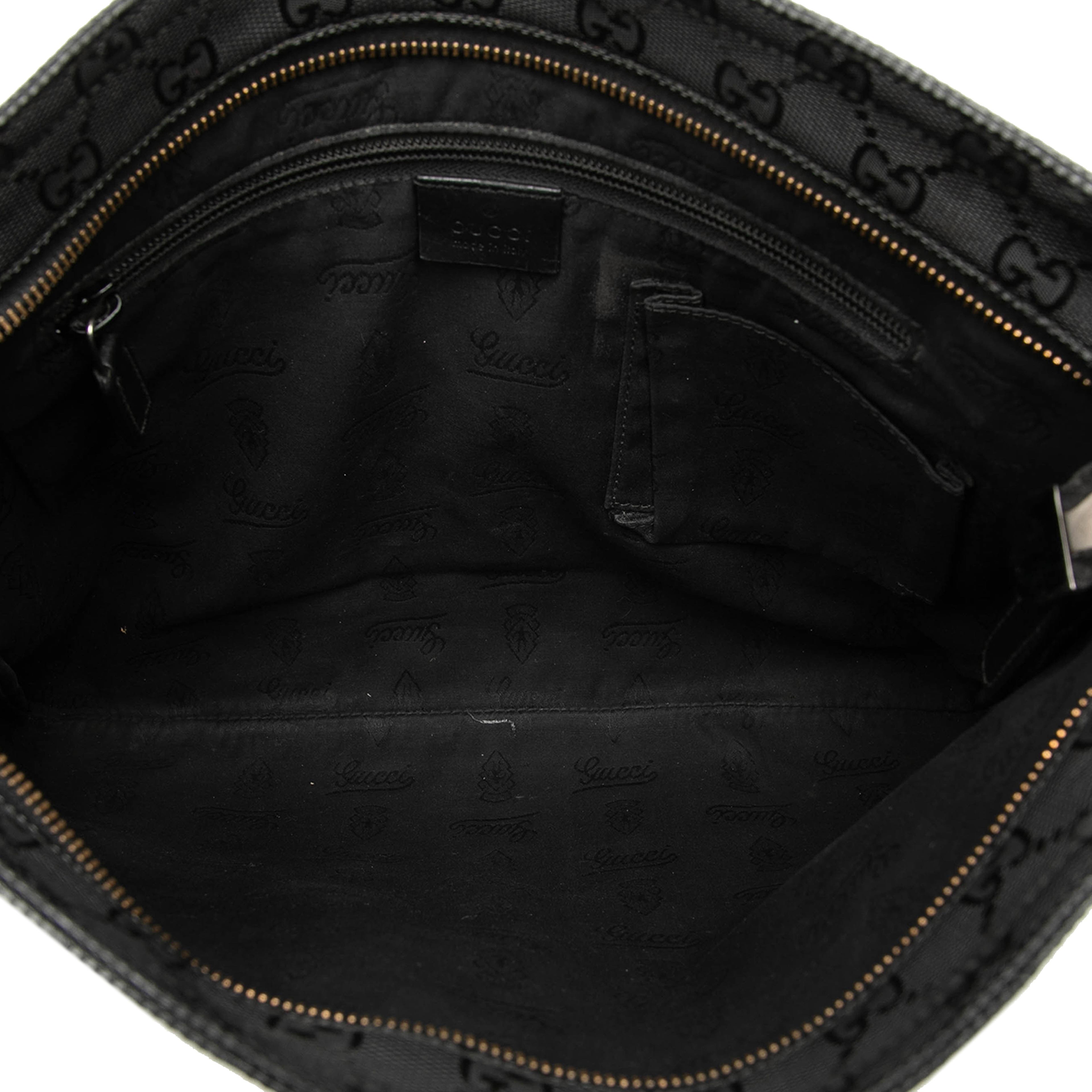Gucci Gg Imprime Crossbody, från Luxclusif, i färgen black. Klicka för att öppna bilden i stort format