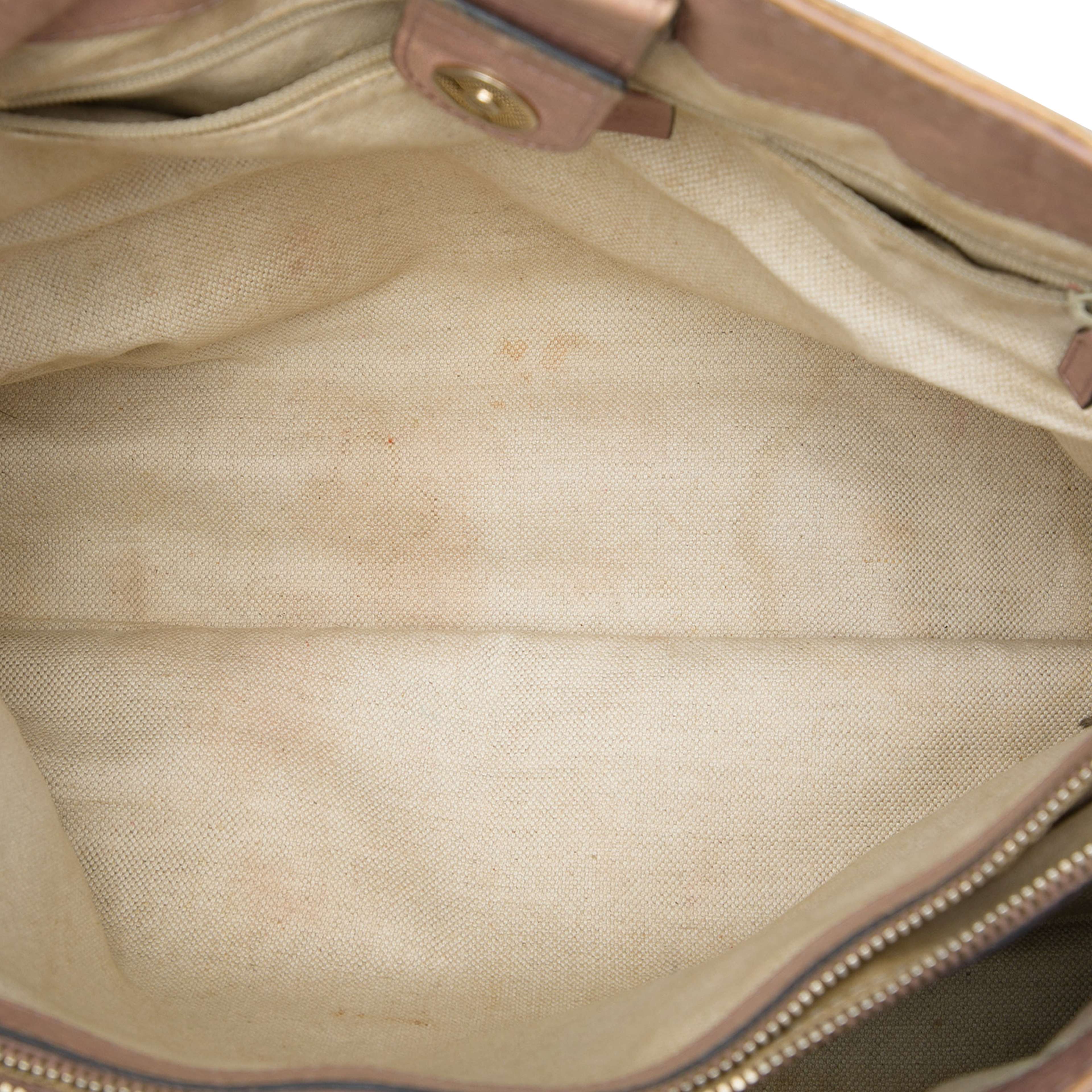 Gucci Guccissima Sukey Tote, från Luxclusif, i färgen rosa. Klicka för att öppna bilden i stort format