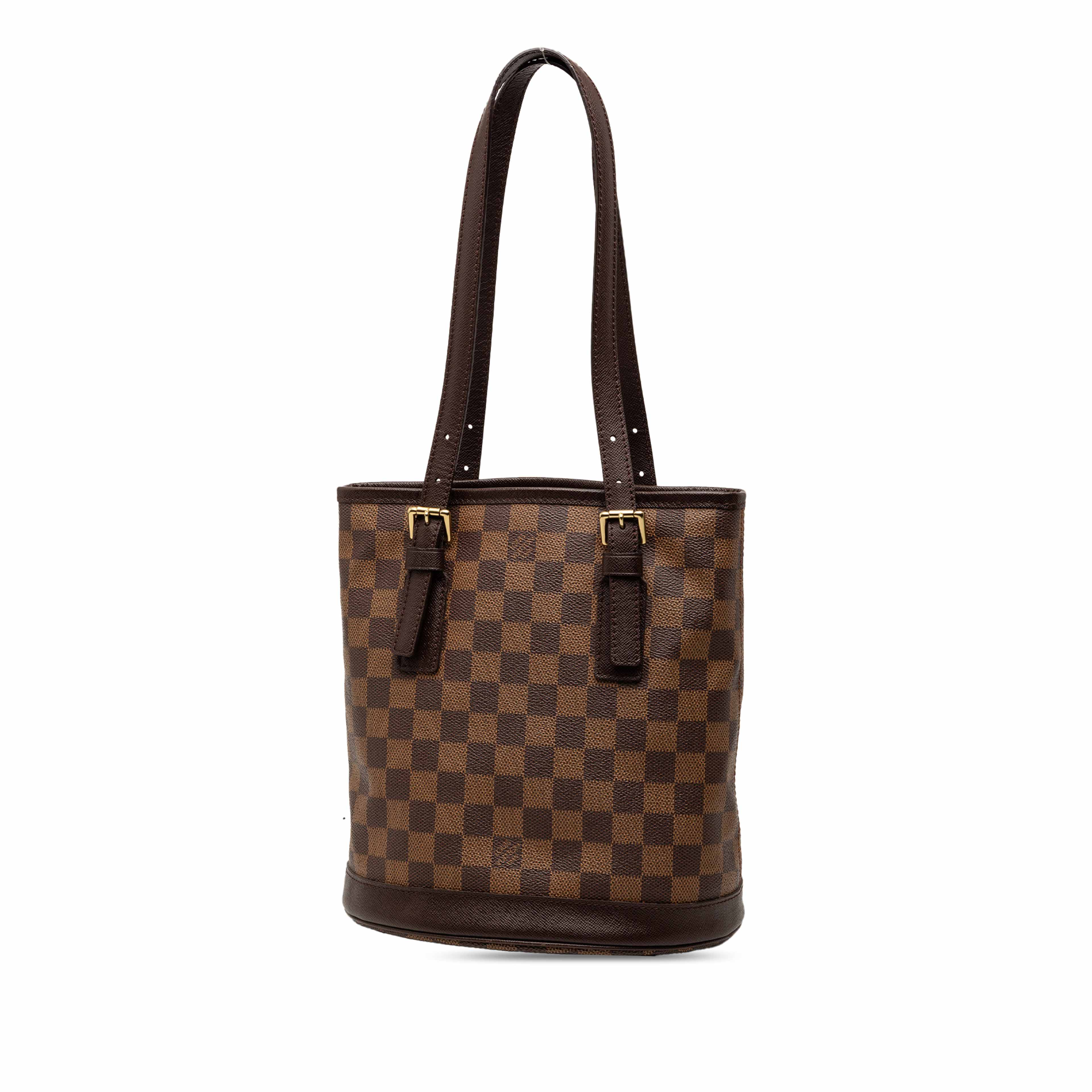 Louis Vuitton Damier Ebene Marais, från Luxclusif, i färgen brown. Klicka för att öppna bilden i stort format