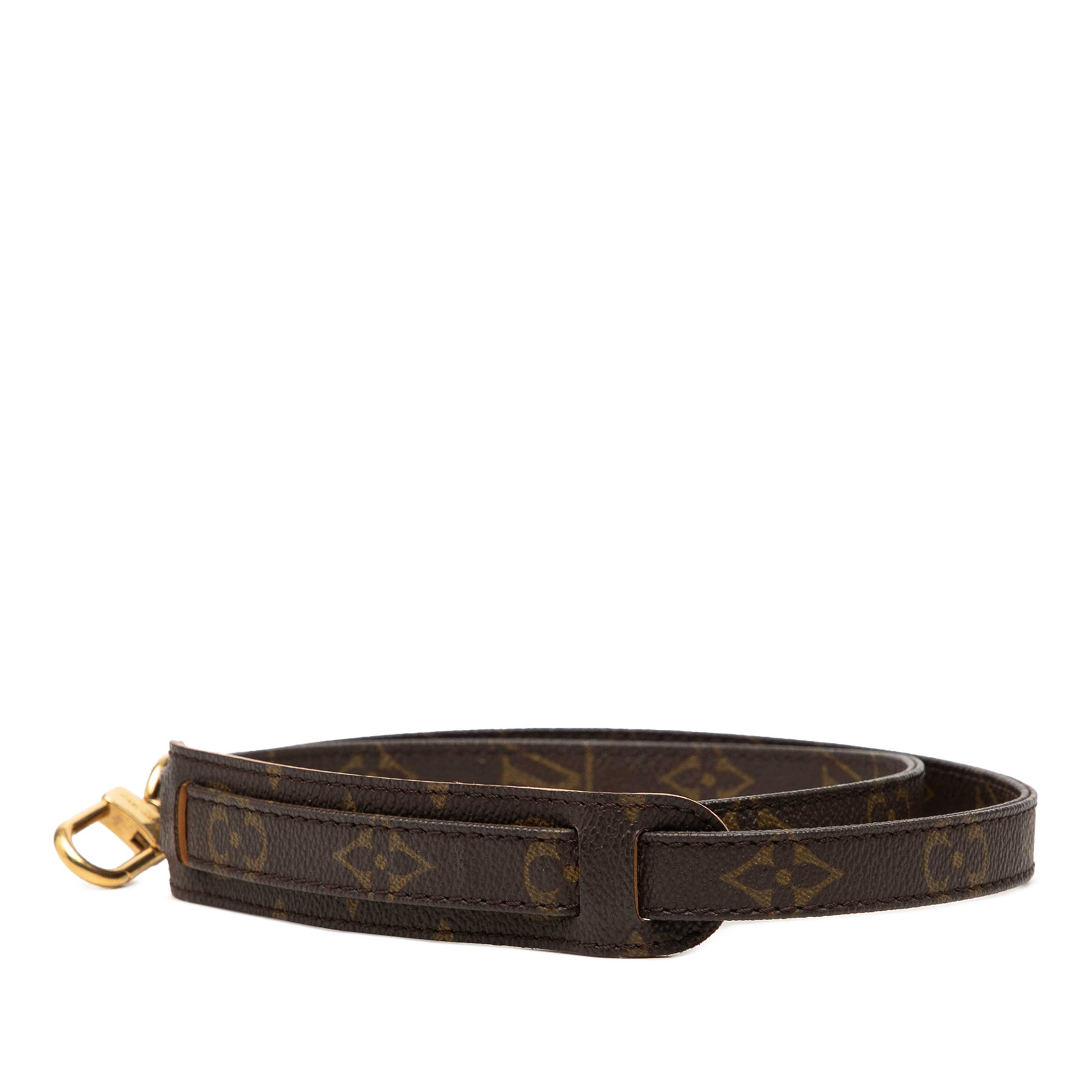 Louis Vuitton Monogram Bag Strap, från Luxclusif, i färgen brun. Klicka för att öppna bilden i stort format