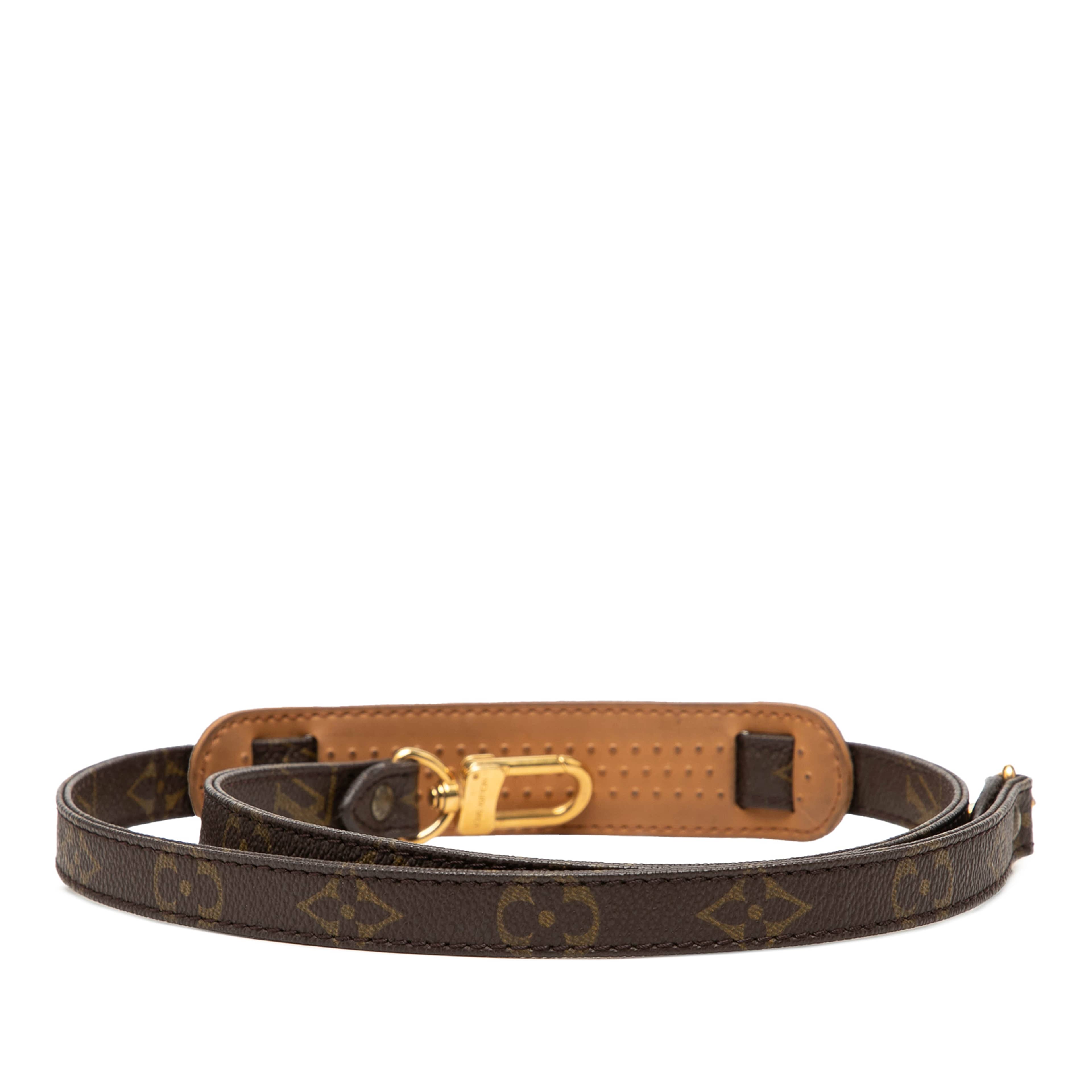 Louis Vuitton Monogram Bag Strap, från Luxclusif, i färgen brun. Klicka för att öppna bilden i stort format