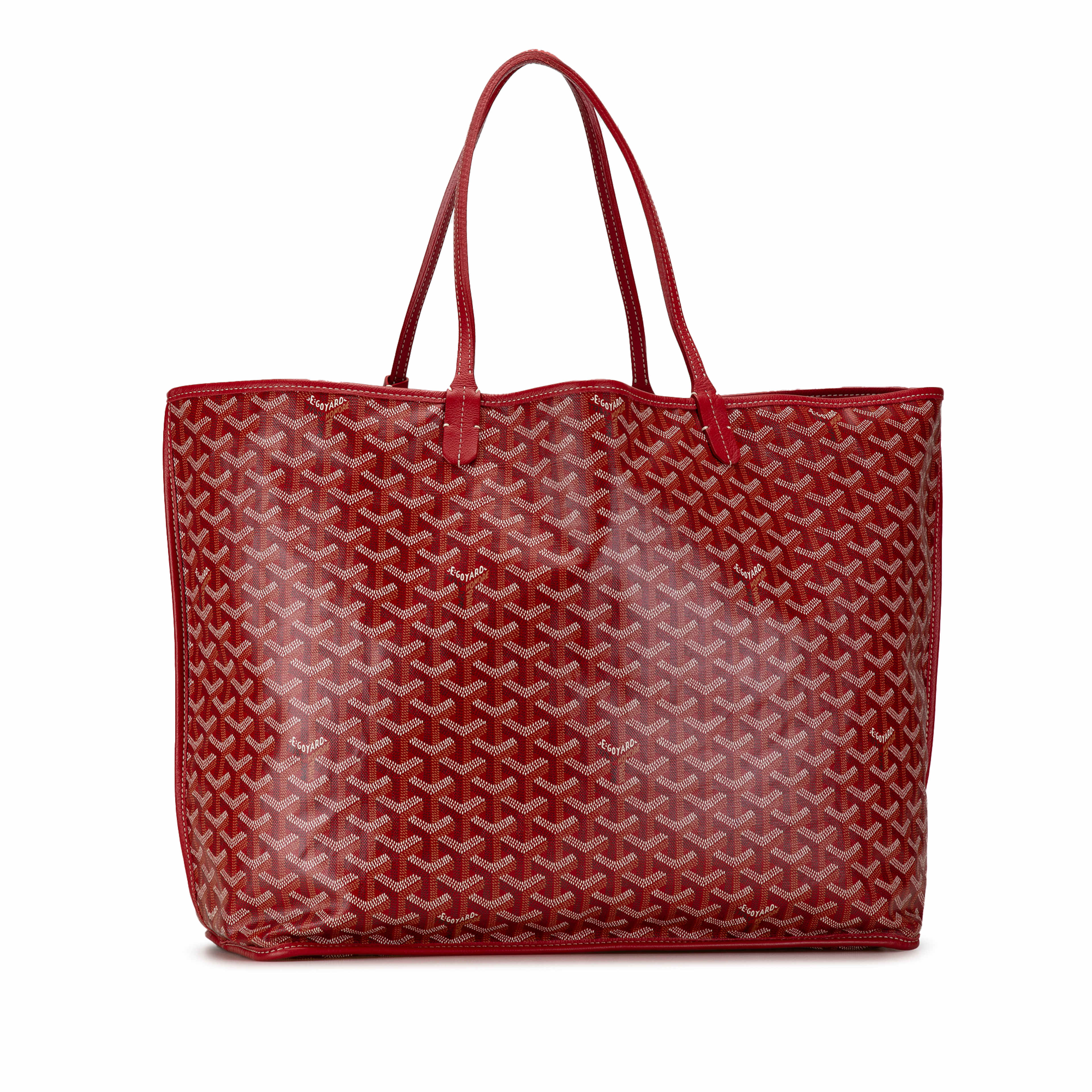 Goyard Goyardine Artois Gm, från Luxclusif, i färgen red. Klicka för att öppna bilden i stort format