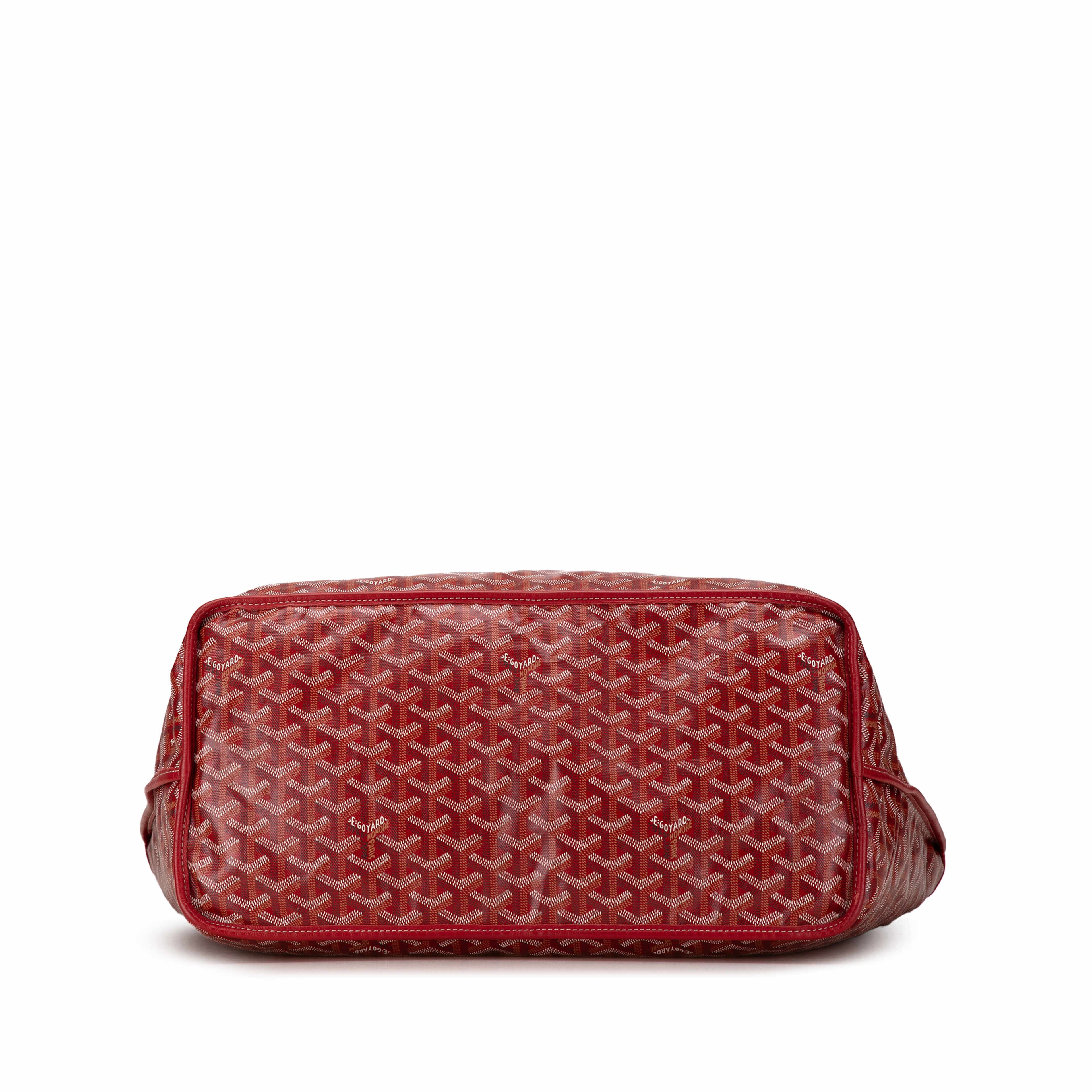 Goyard Goyardine Artois Gm, från Luxclusif, i färgen red. Klicka för att öppna bilden i stort format