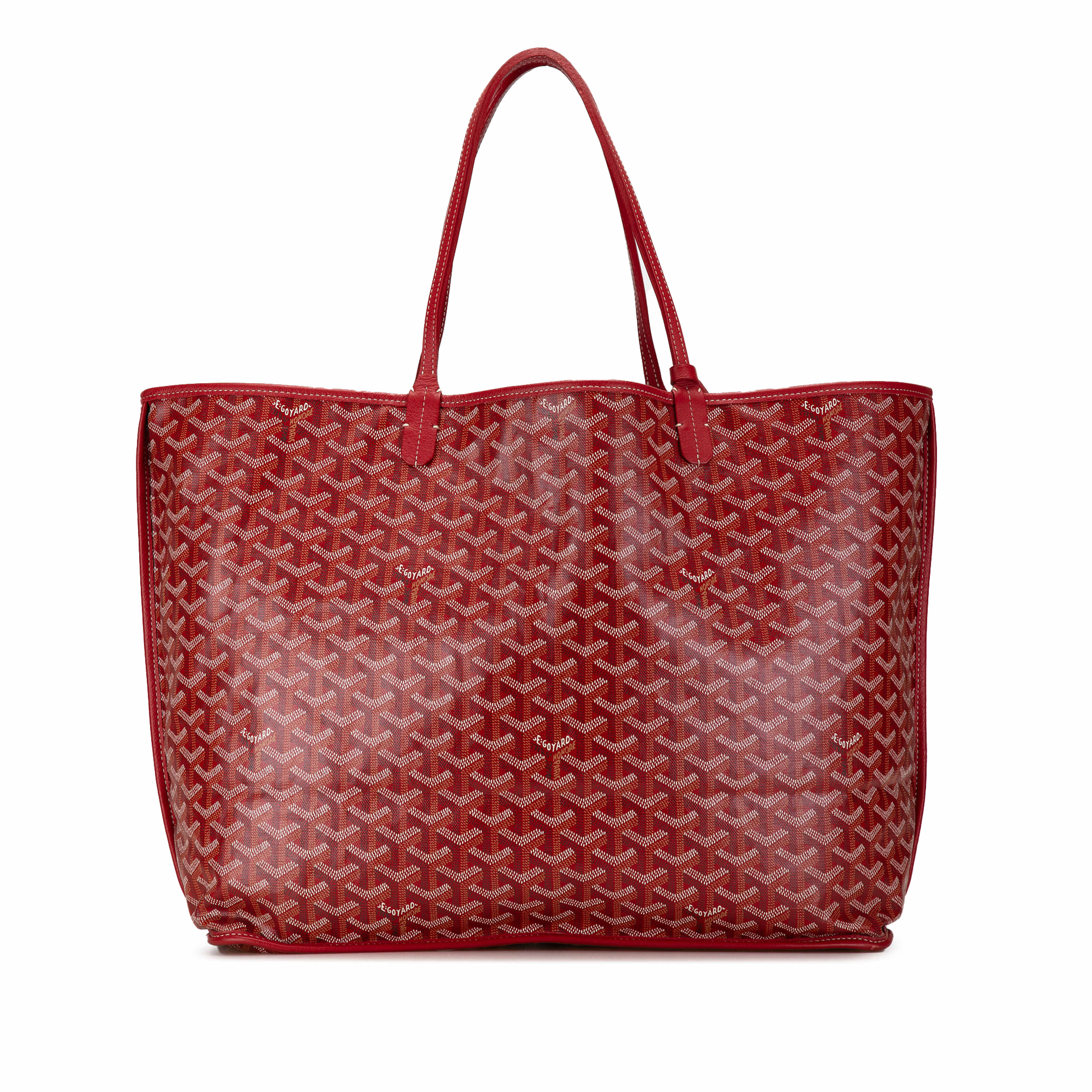 Goyard Goyardine Artois Gm, från Luxclusif, i färgen red. Klicka för att öppna bilden i stort format