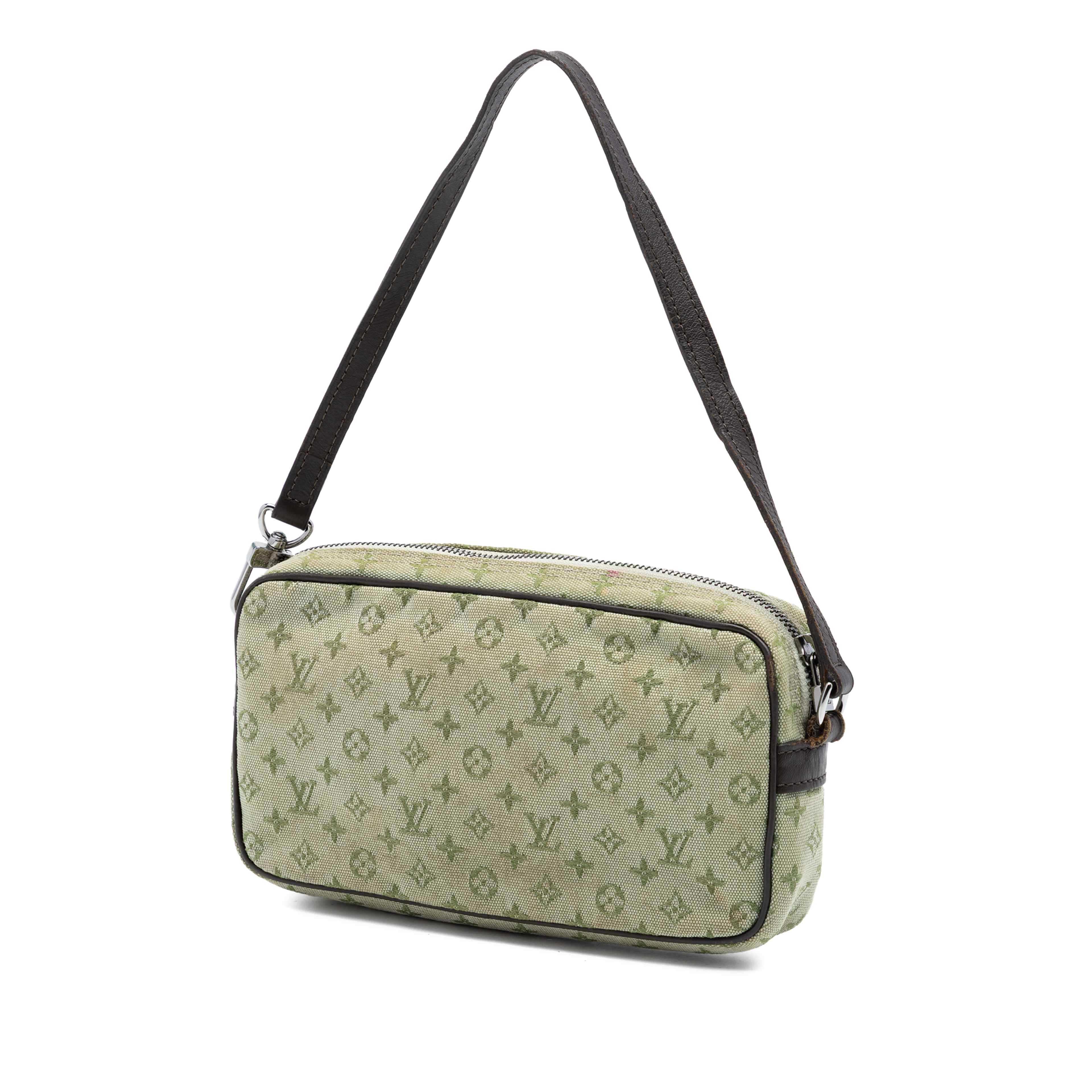 Louis Vuitton Monogram Mini Lin Conte De Fees Pochette, från Luxclusif, i färgen gray. Klicka för att öppna bilden i stort format