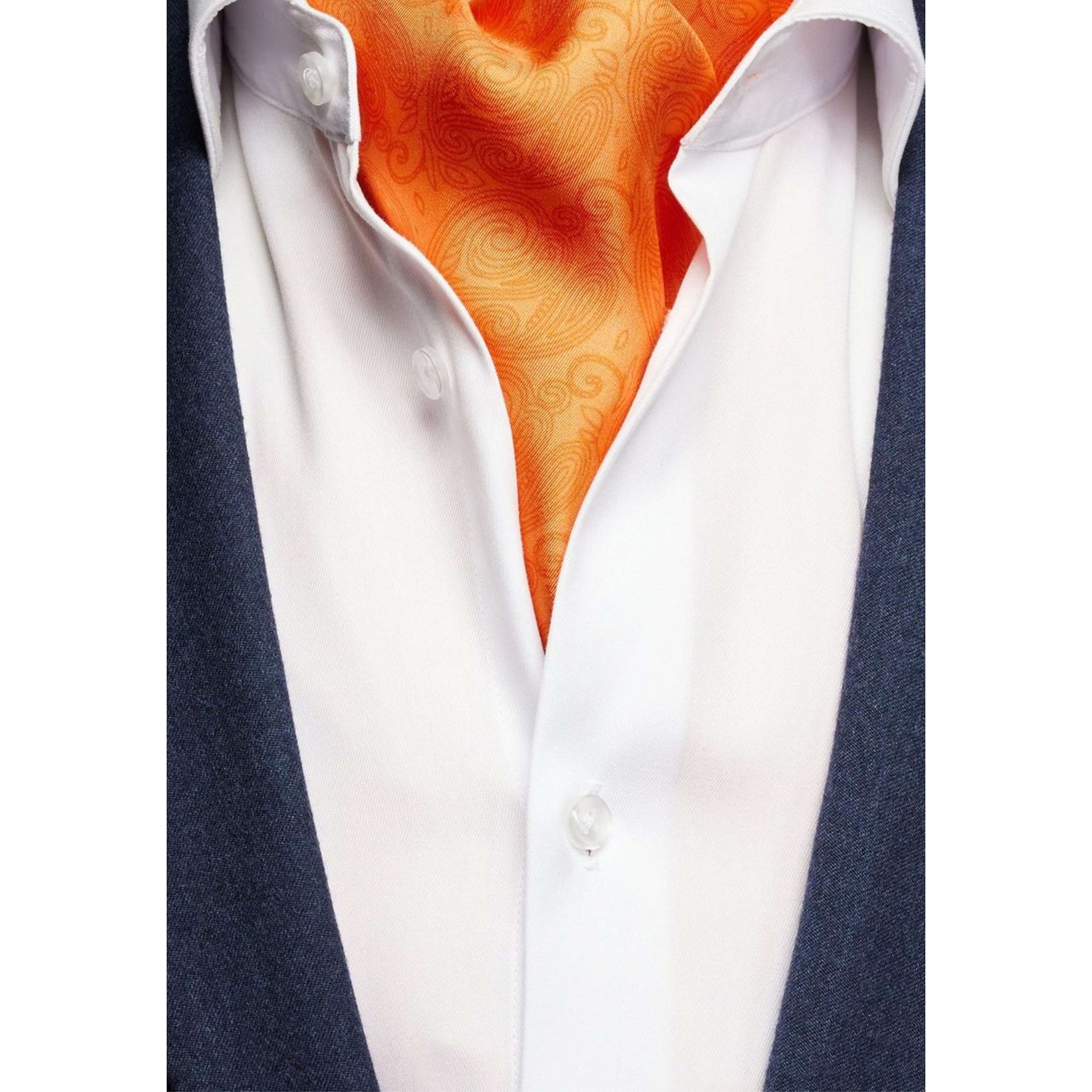 Silk Double Pointed Ascot Formal