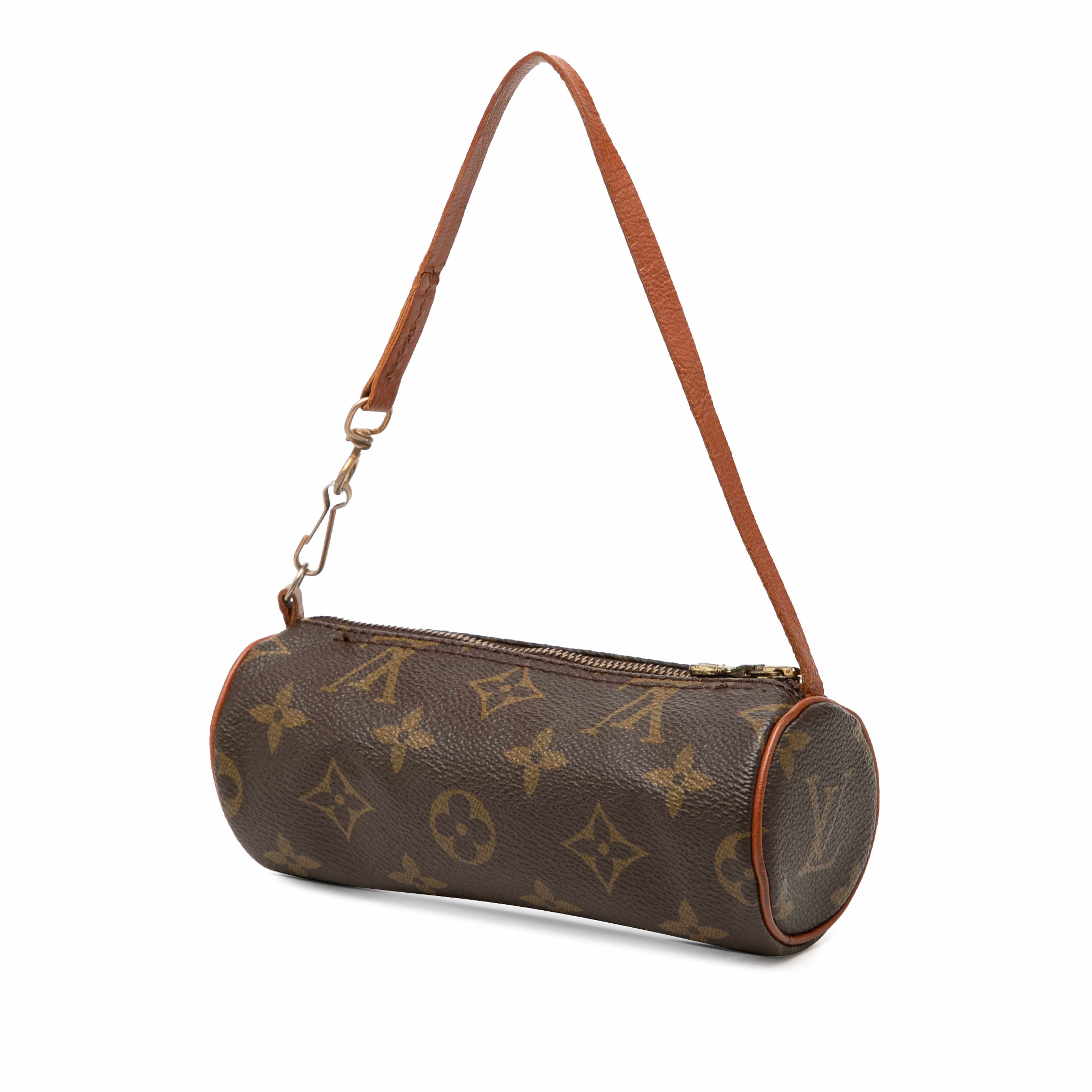 Louis Vuitton Monogram Papillon Pochette, från Luxclusif, i färgen brun. Klicka för att öppna bilden i stort format