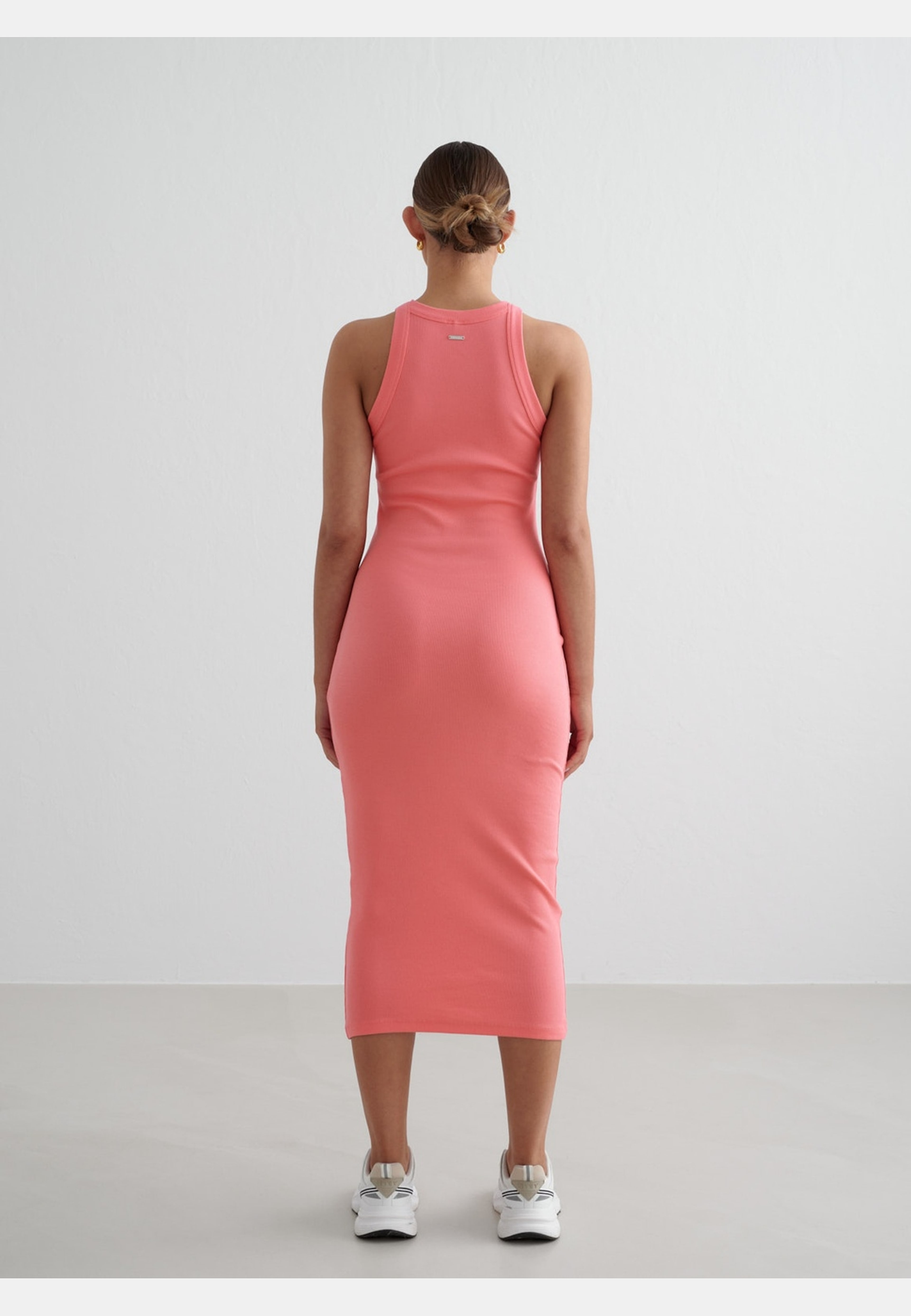 Hibiscus Ease Ribbed Tank Dress