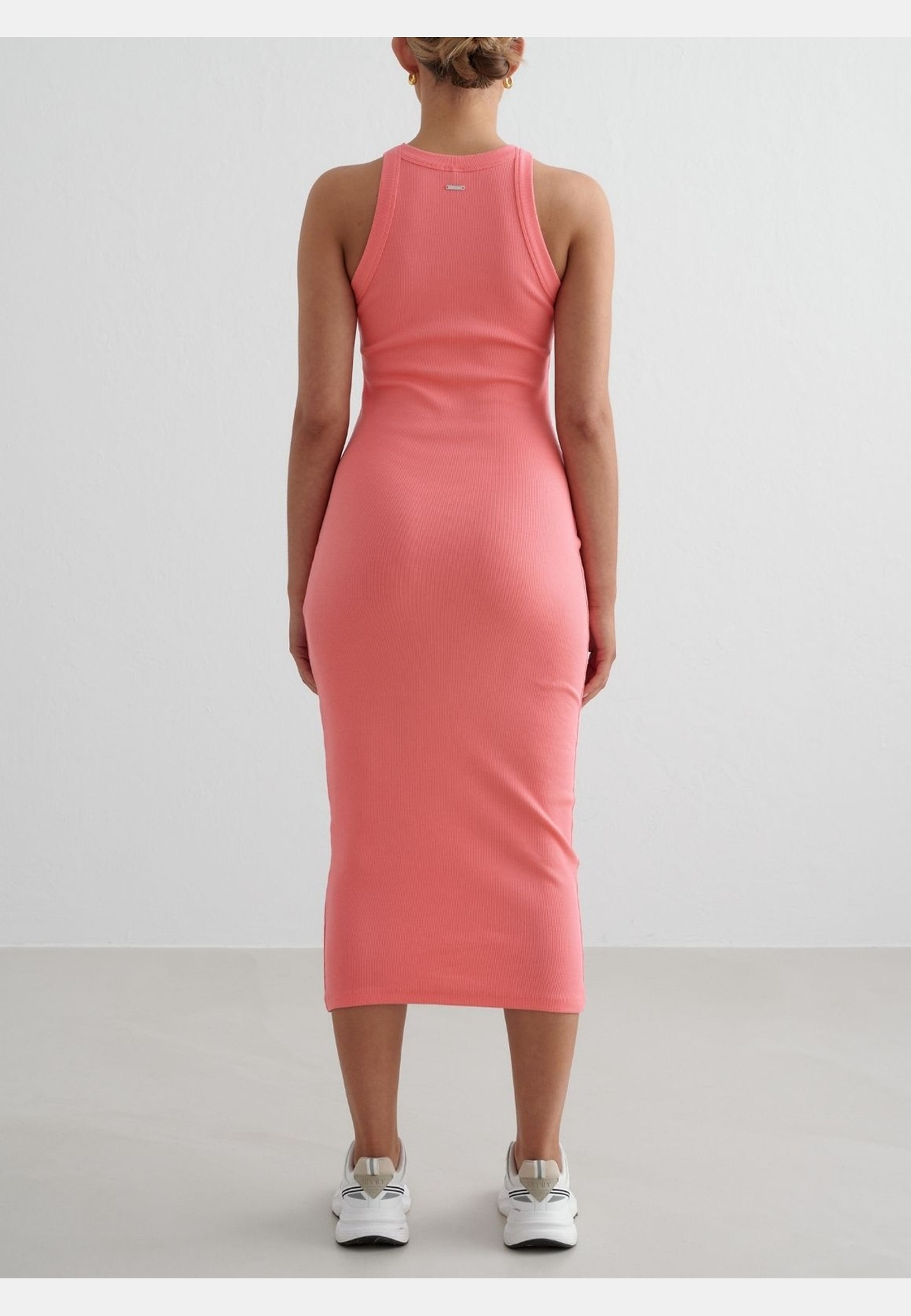 Hibiscus Ease Ribbed Tank Dress